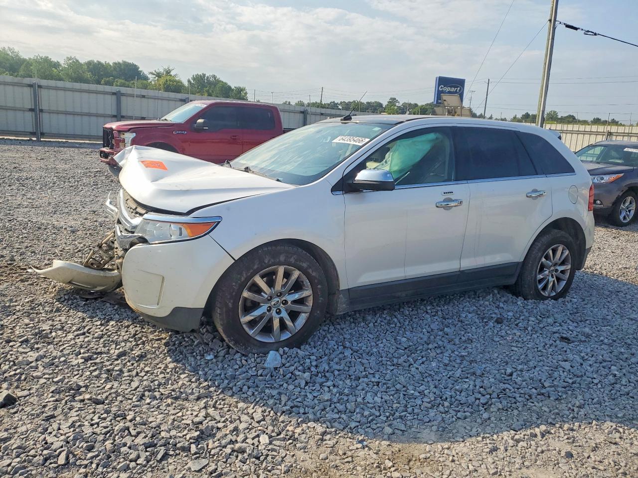 2012 Ford Edge Limited White vin: 2FMDK3K99CBA66683