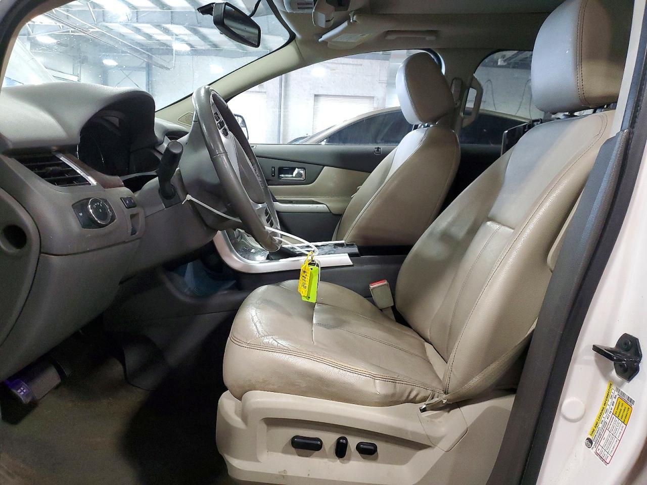 2013 Ford Edge Limited White vin: 2FMDK3K99DBA01320
