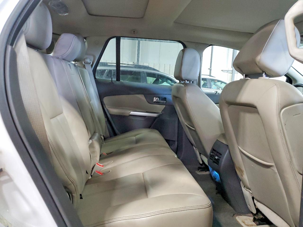 2013 Ford Edge Limited White vin: 2FMDK3K99DBA01320