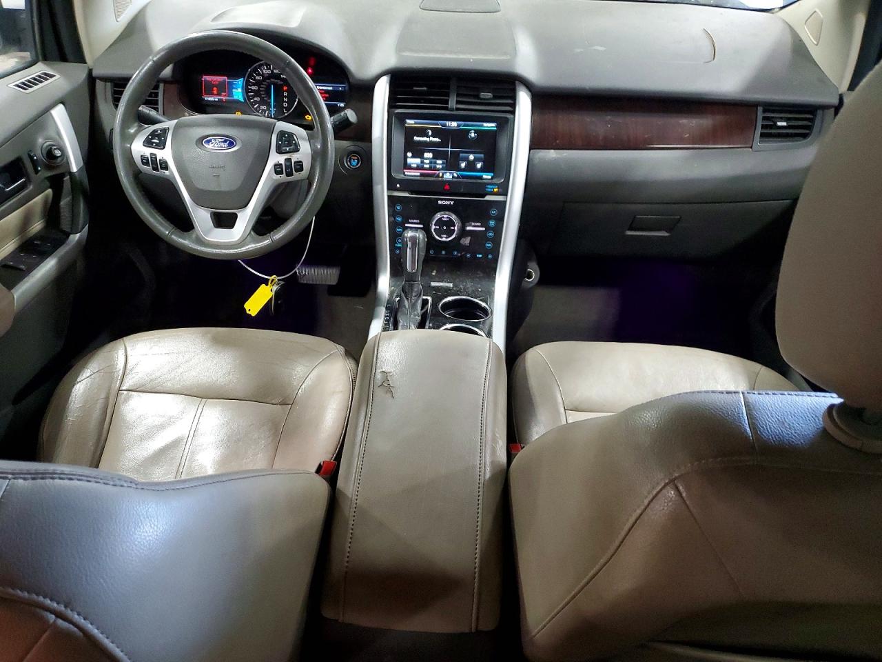 2013 Ford Edge Limited White vin: 2FMDK3K99DBA01320