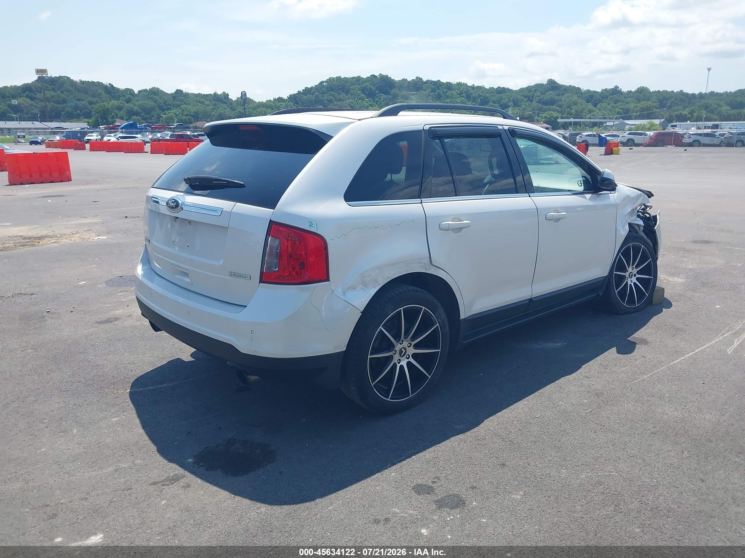 2013 Ford Edge Limited Белый vin: 2FMDK3K99DBA24225