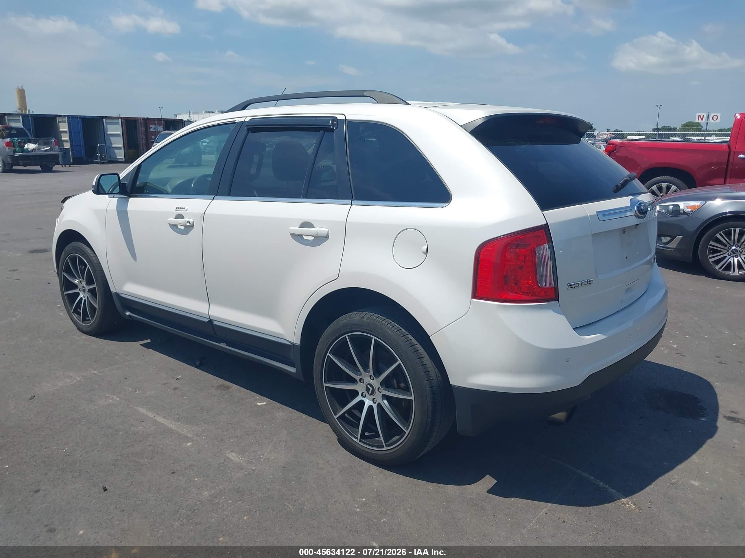 2013 Ford Edge Limited Белый vin: 2FMDK3K99DBA24225