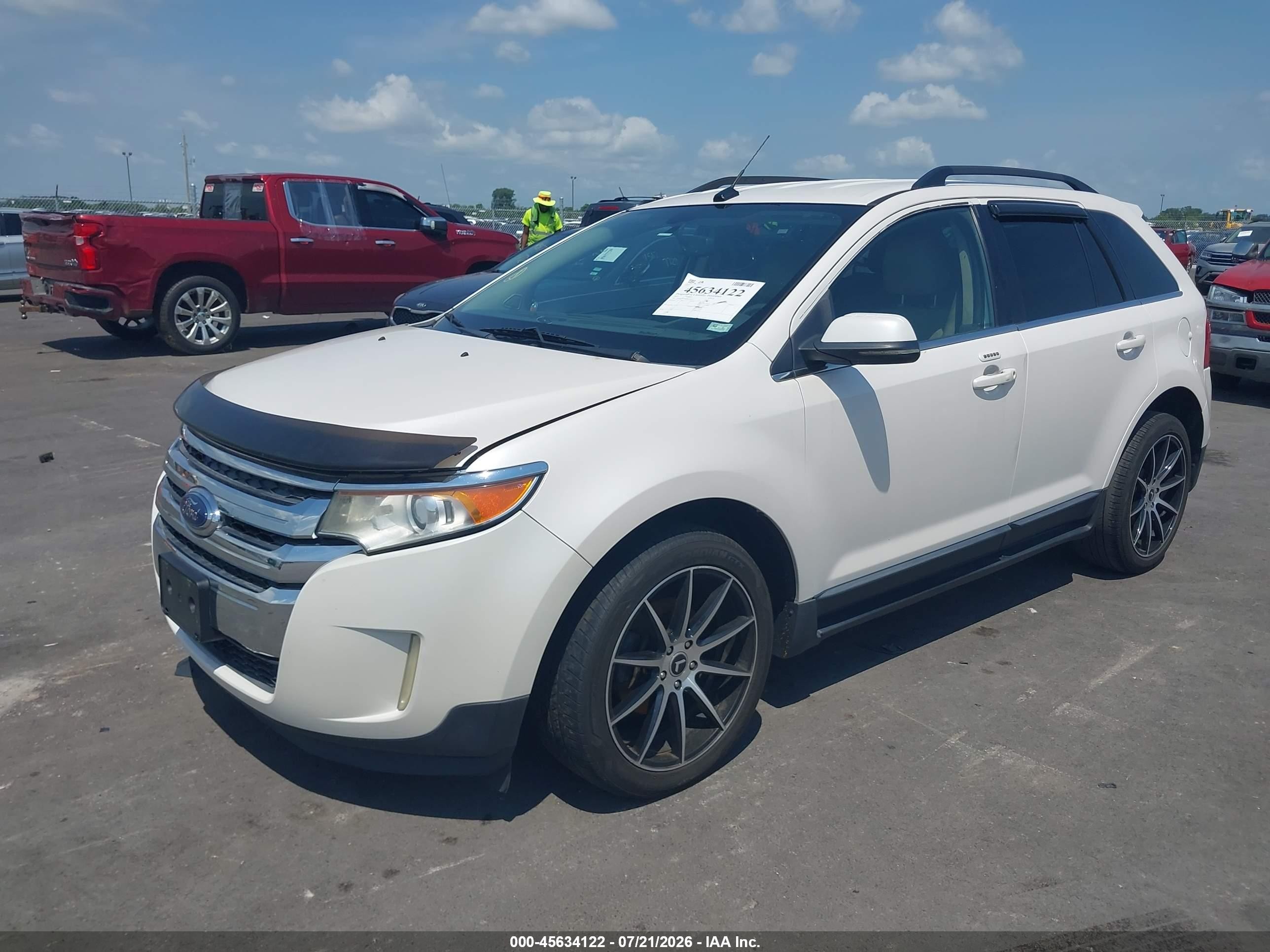 2013 Ford Edge Limited Белый vin: 2FMDK3K99DBA24225