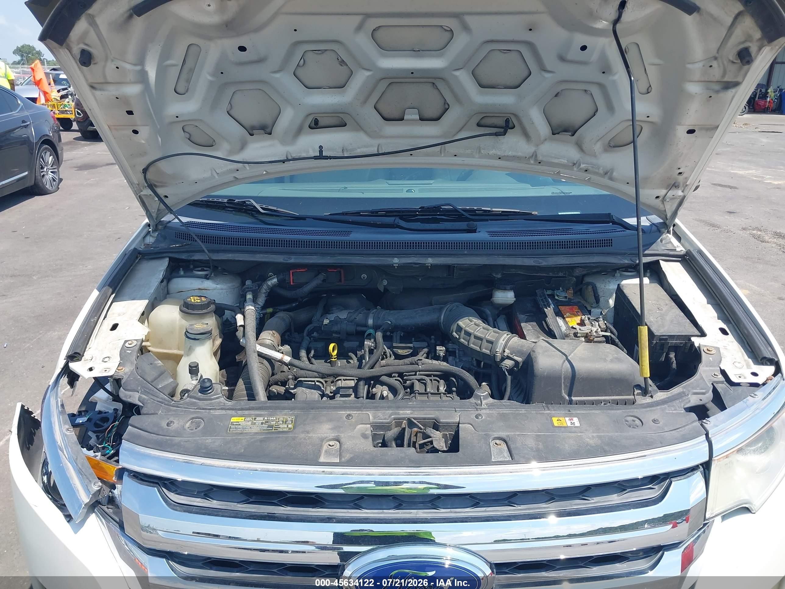 2013 Ford Edge Limited Белый vin: 2FMDK3K99DBA24225