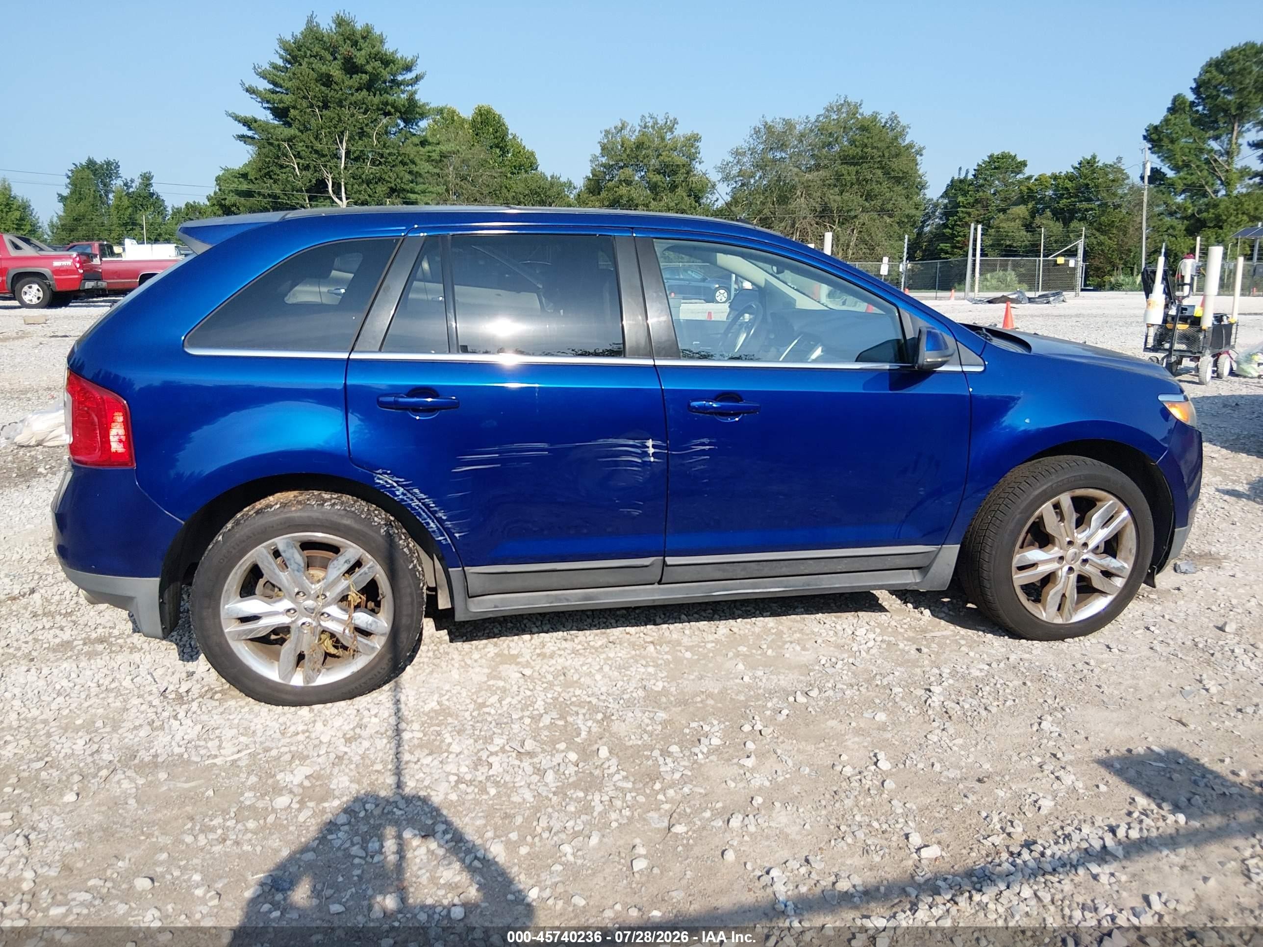 2013 Ford Edge Limited Синий vin: 2FMDK3K99DBA43535