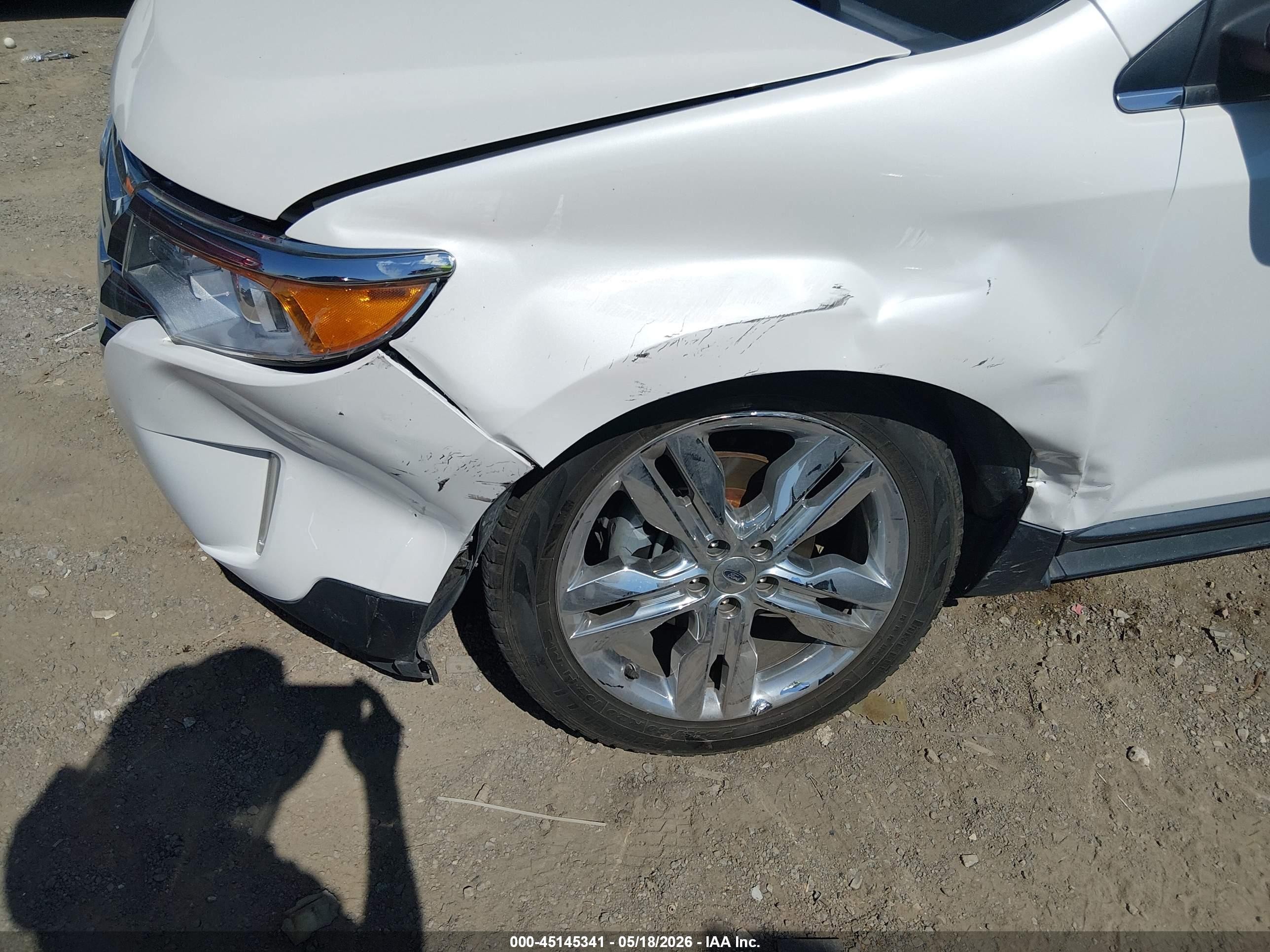 2012 Ford Edge Limited White vin: 2FMDK3K9XCBA87011