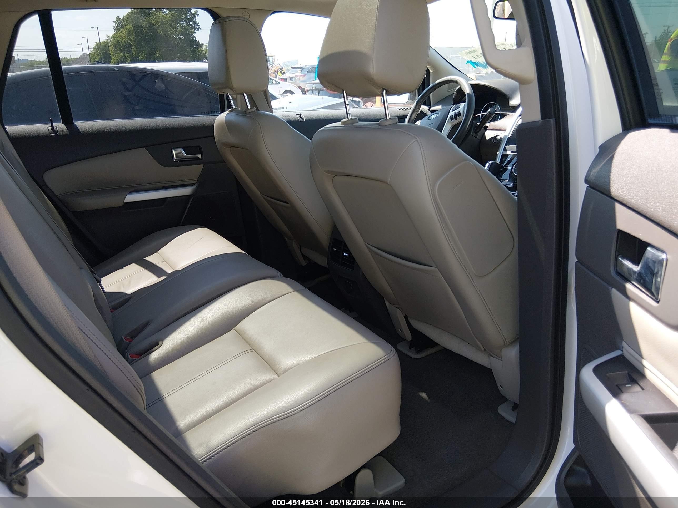 2012 Ford Edge Limited White vin: 2FMDK3K9XCBA87011