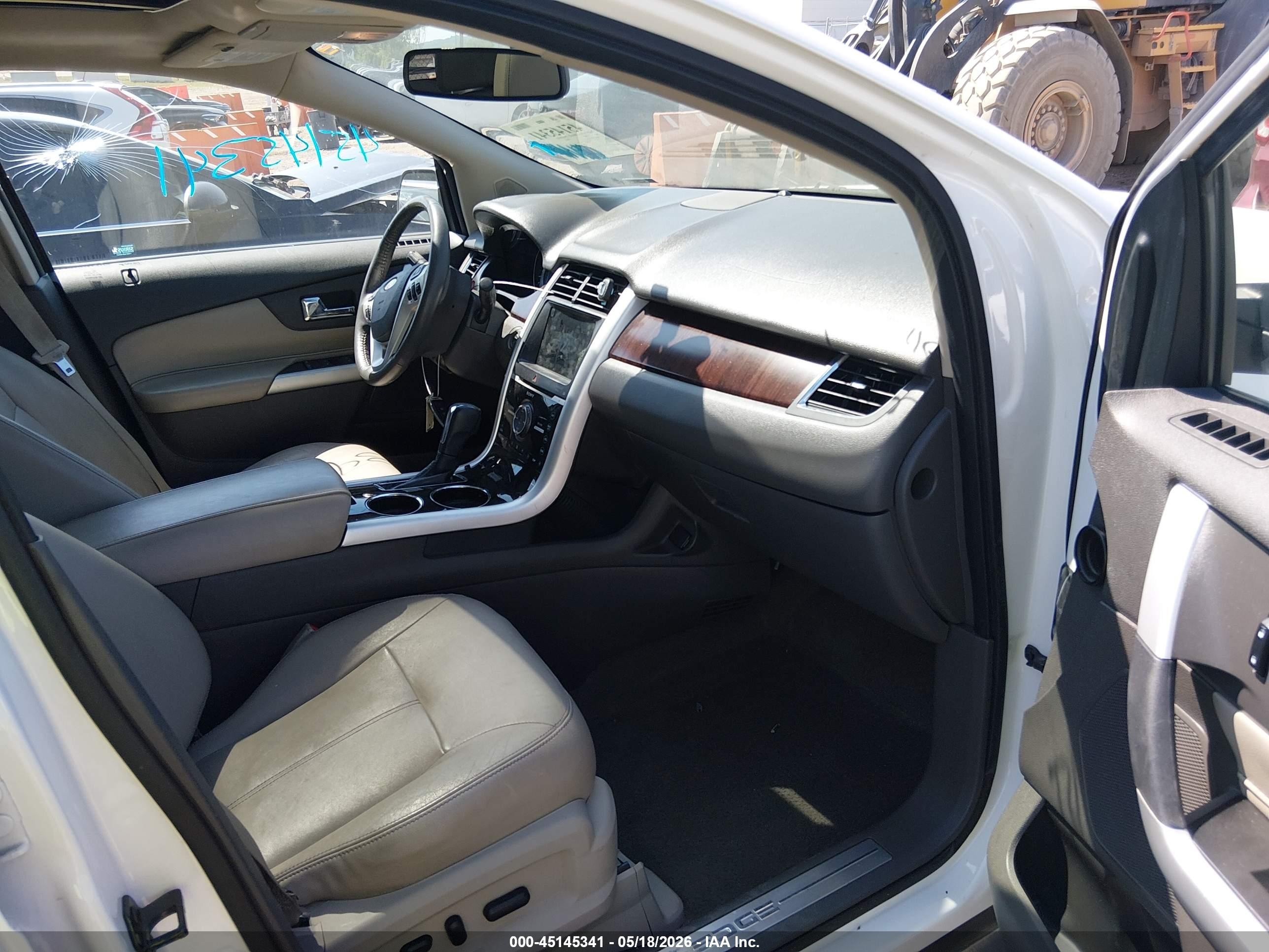 2012 Ford Edge Limited White vin: 2FMDK3K9XCBA87011