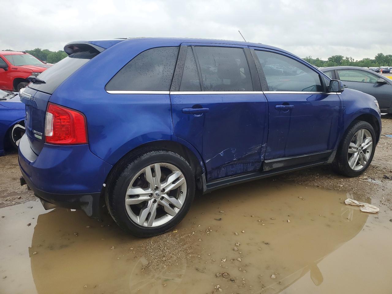 2013 Ford Edge Limited Blue vin: 2FMDK3K9XDBA04887