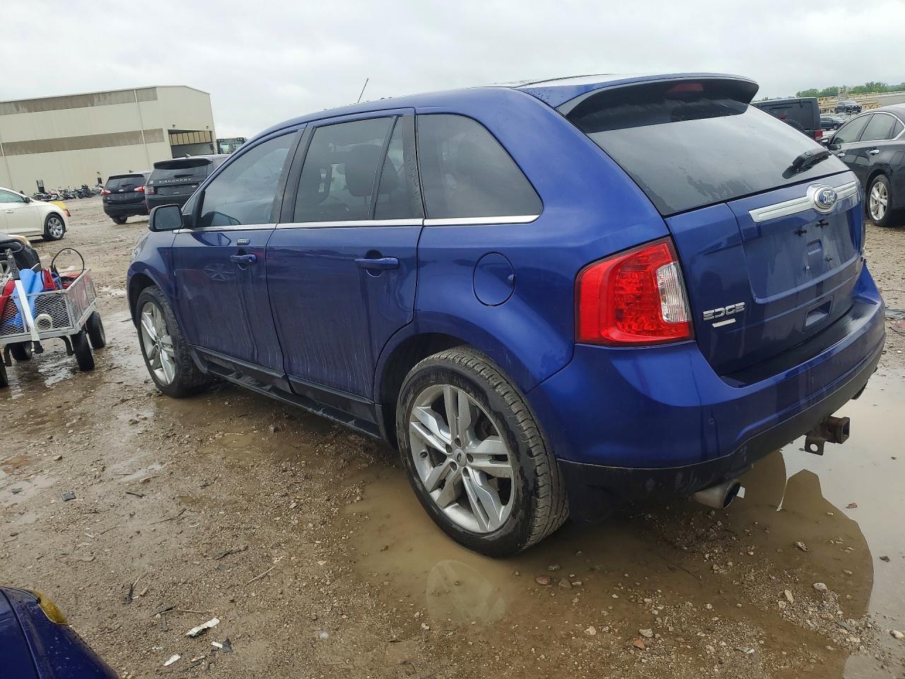 2013 Ford Edge Limited Blue vin: 2FMDK3K9XDBA04887