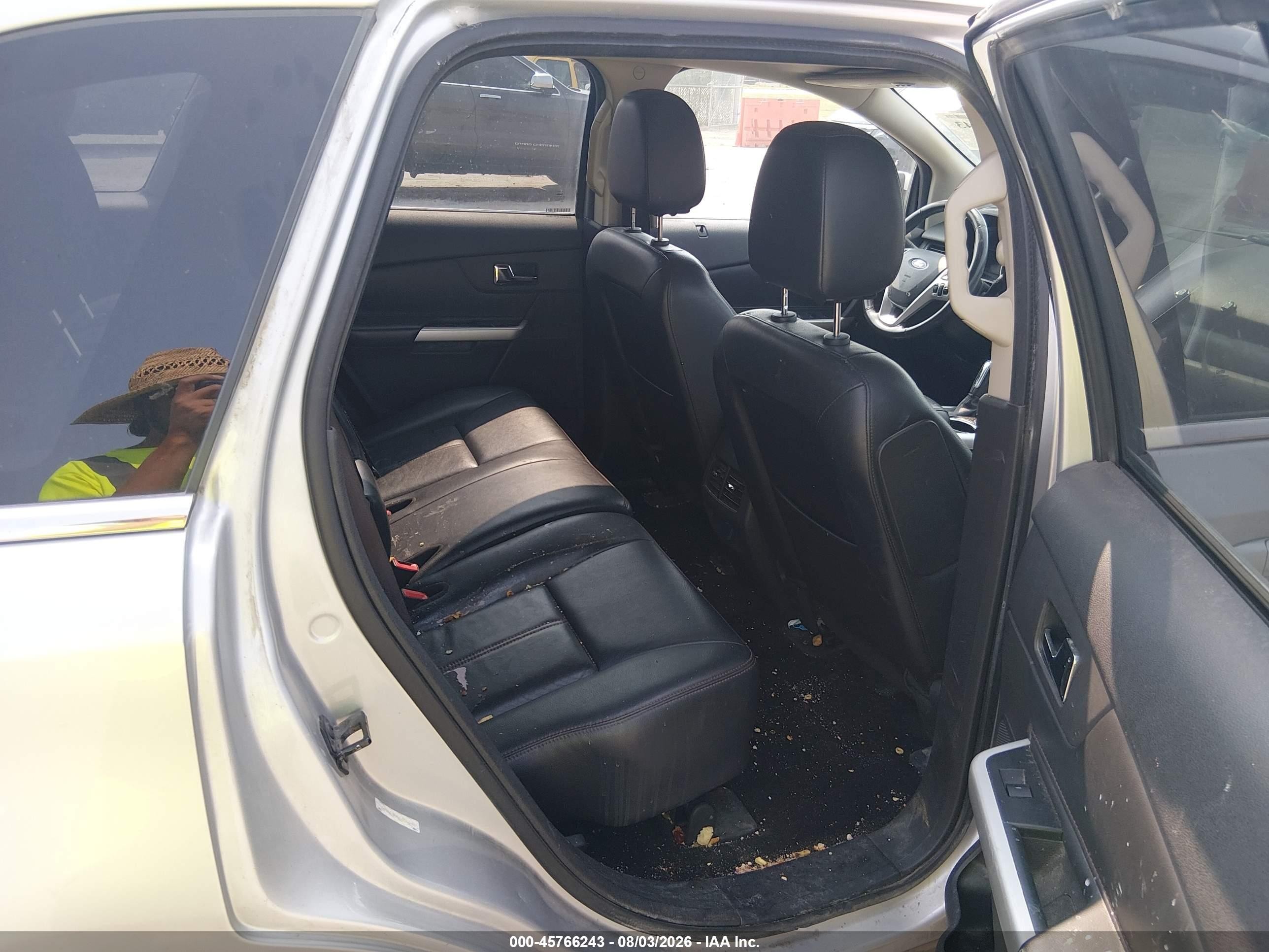2013 Ford Edge Limited Silver vin: 2FMDK3K9XDBA64040