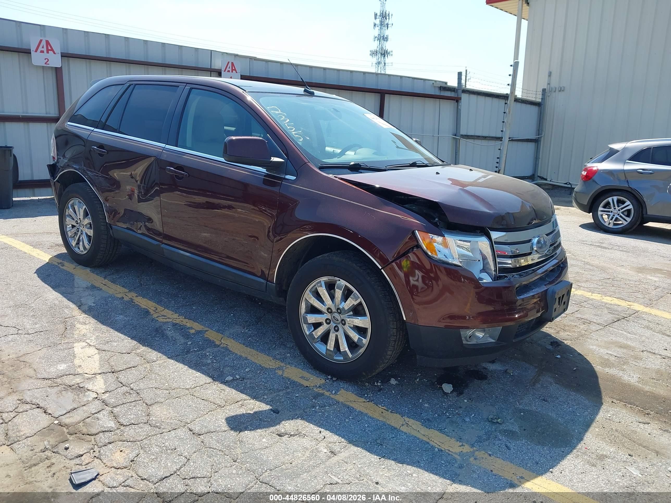 2010 Ford Edge Limited Burgundy vin: 2FMDK3KC0ABA22855