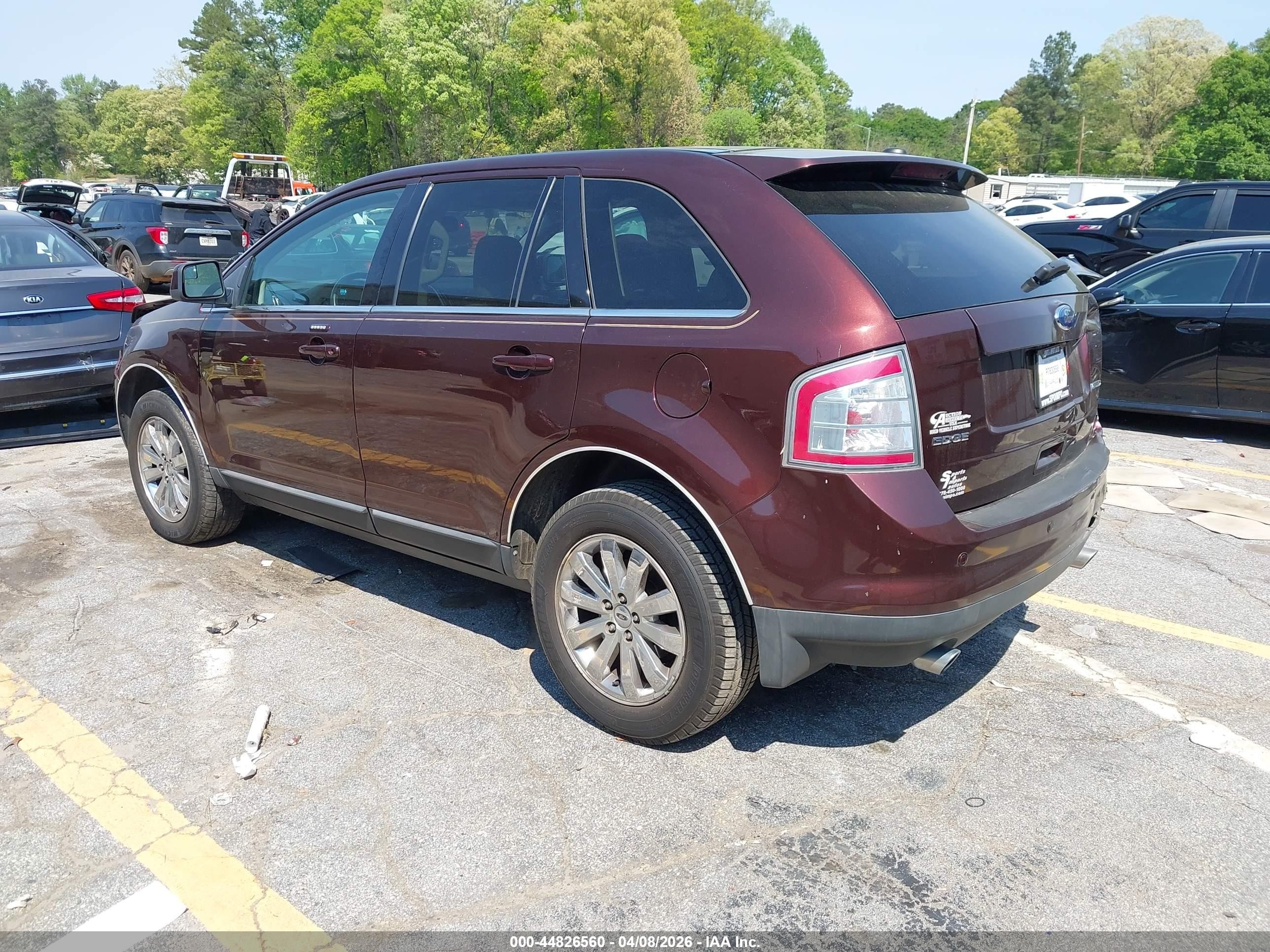 2010 Ford Edge Limited Burgundy vin: 2FMDK3KC0ABA22855