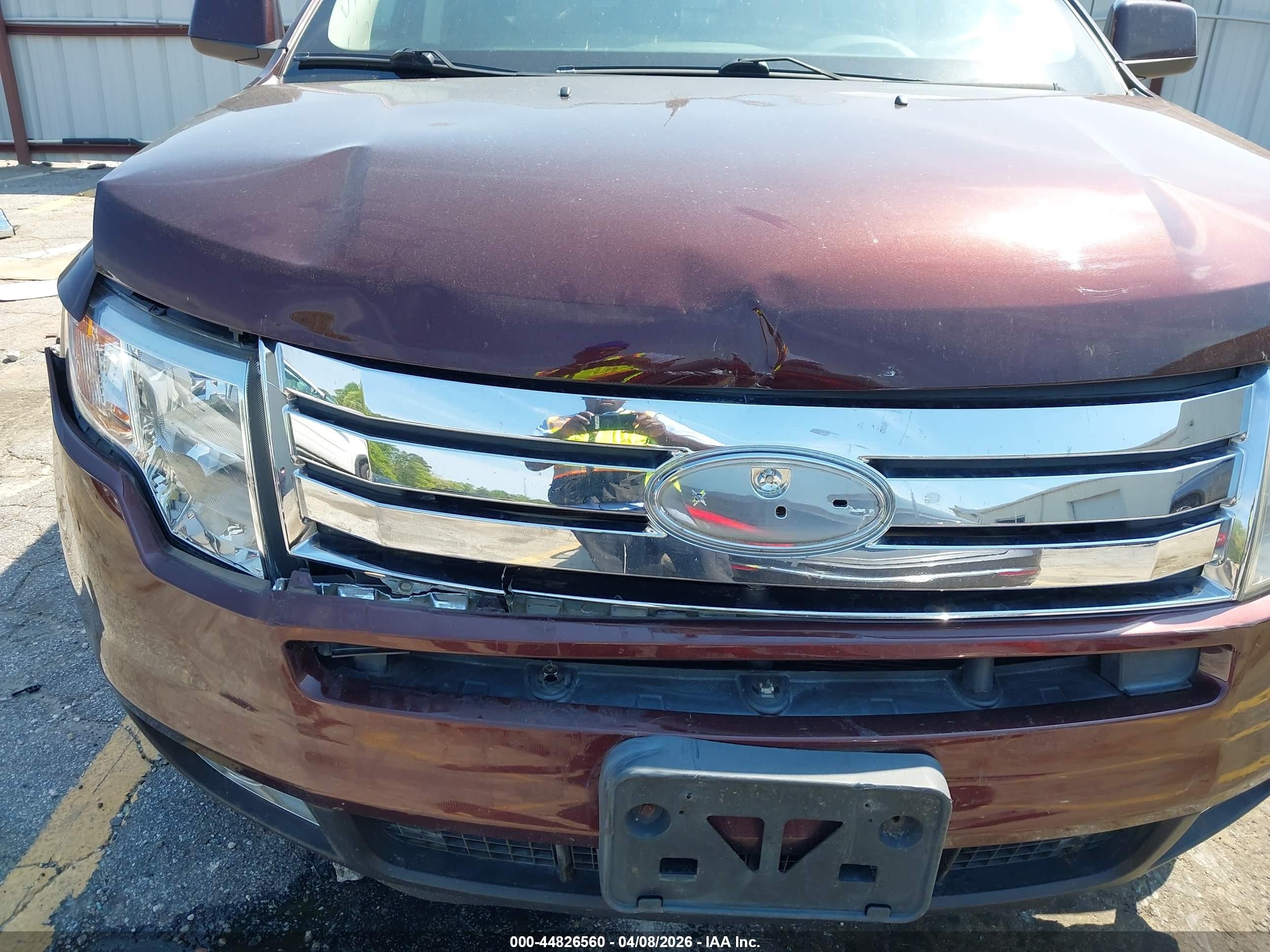 2010 Ford Edge Limited Burgundy vin: 2FMDK3KC0ABA22855