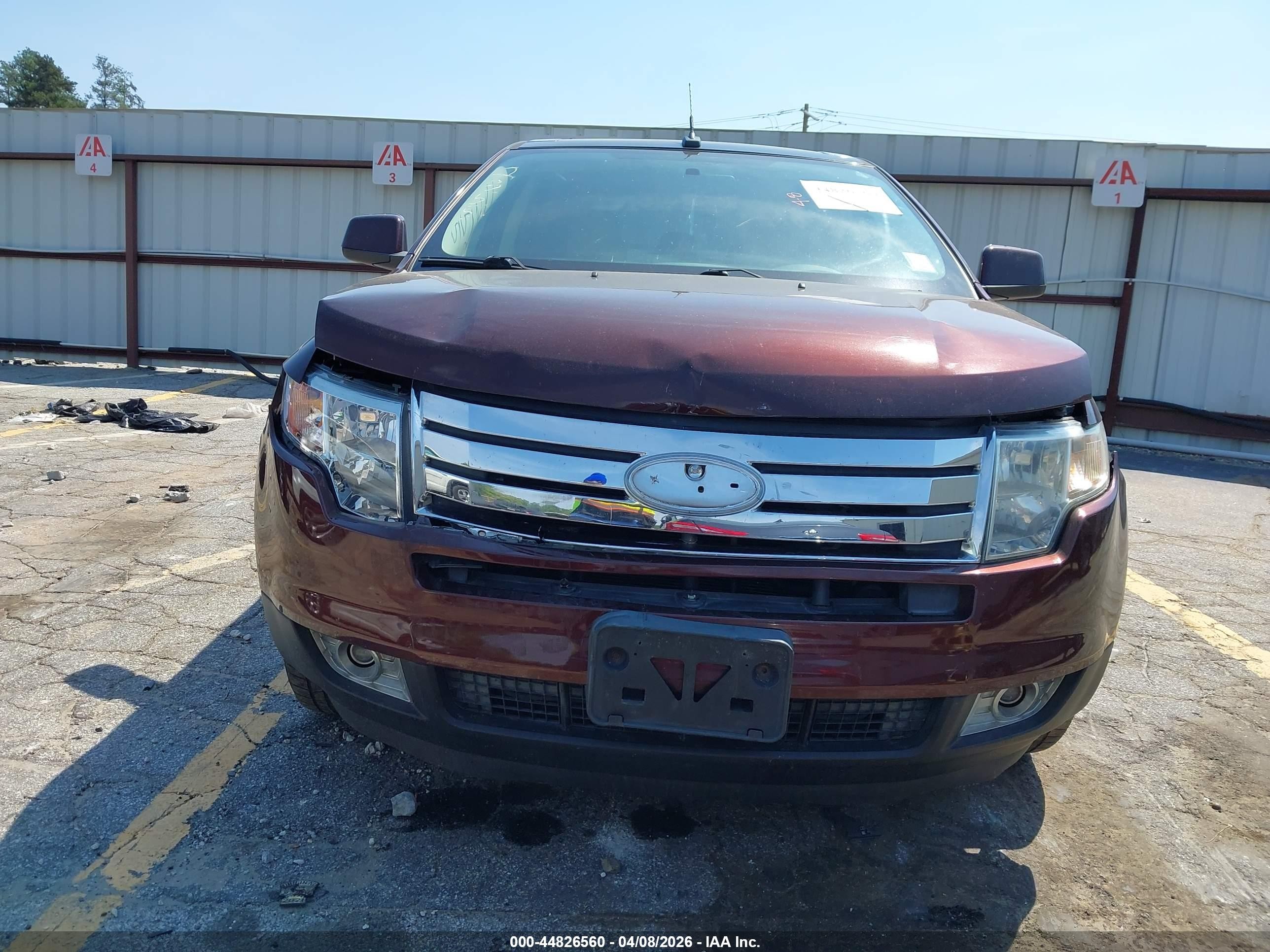 2010 Ford Edge Limited Burgundy vin: 2FMDK3KC0ABA22855