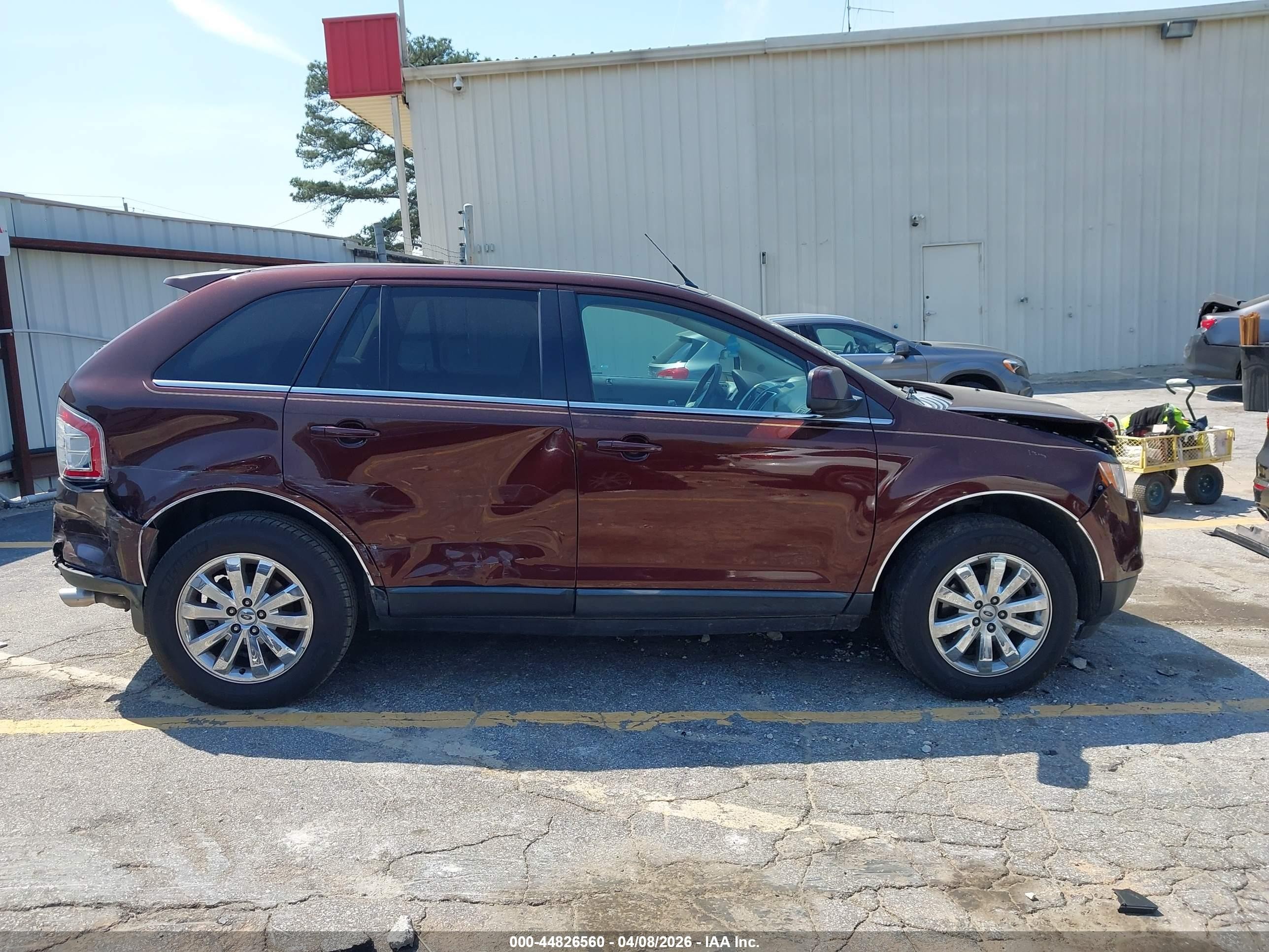 2010 Ford Edge Limited Burgundy vin: 2FMDK3KC0ABA22855