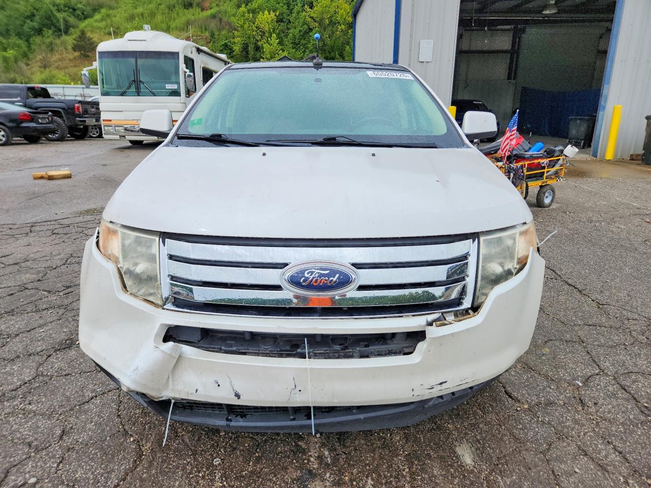 2010 Ford Edge Limited White vin: 2FMDK3KC0ABA32365