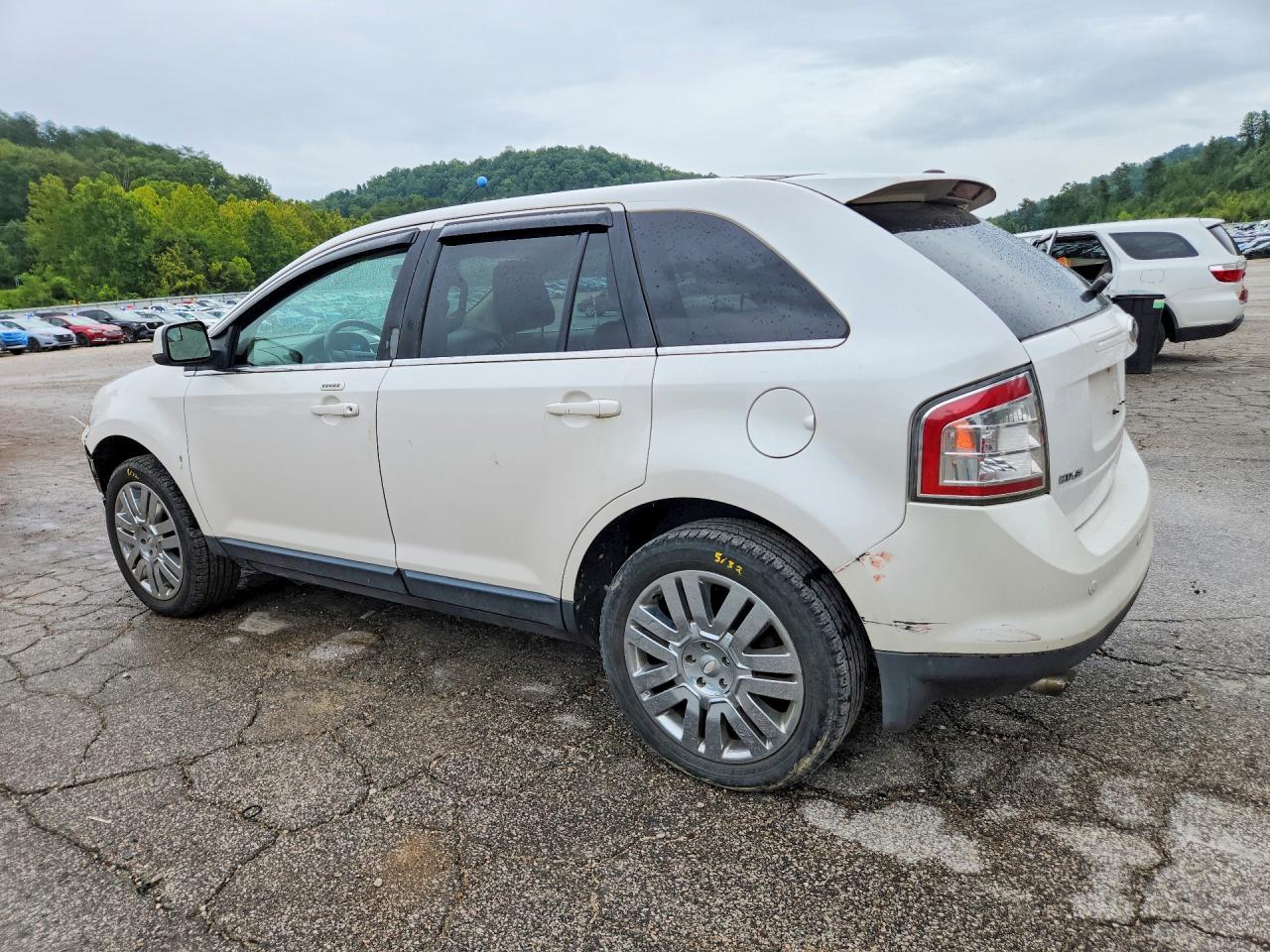 2010 Ford Edge Limited White vin: 2FMDK3KC0ABA32365