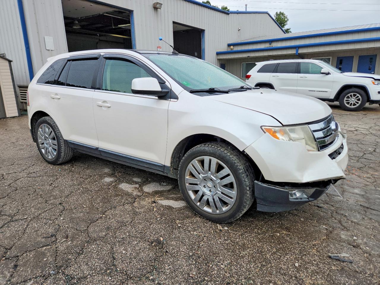 2010 Ford Edge Limited White vin: 2FMDK3KC0ABA32365