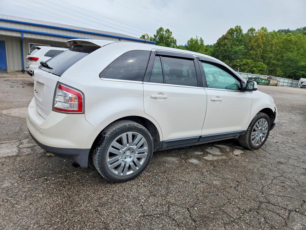 2010 Ford Edge Limited White vin: 2FMDK3KC0ABA32365
