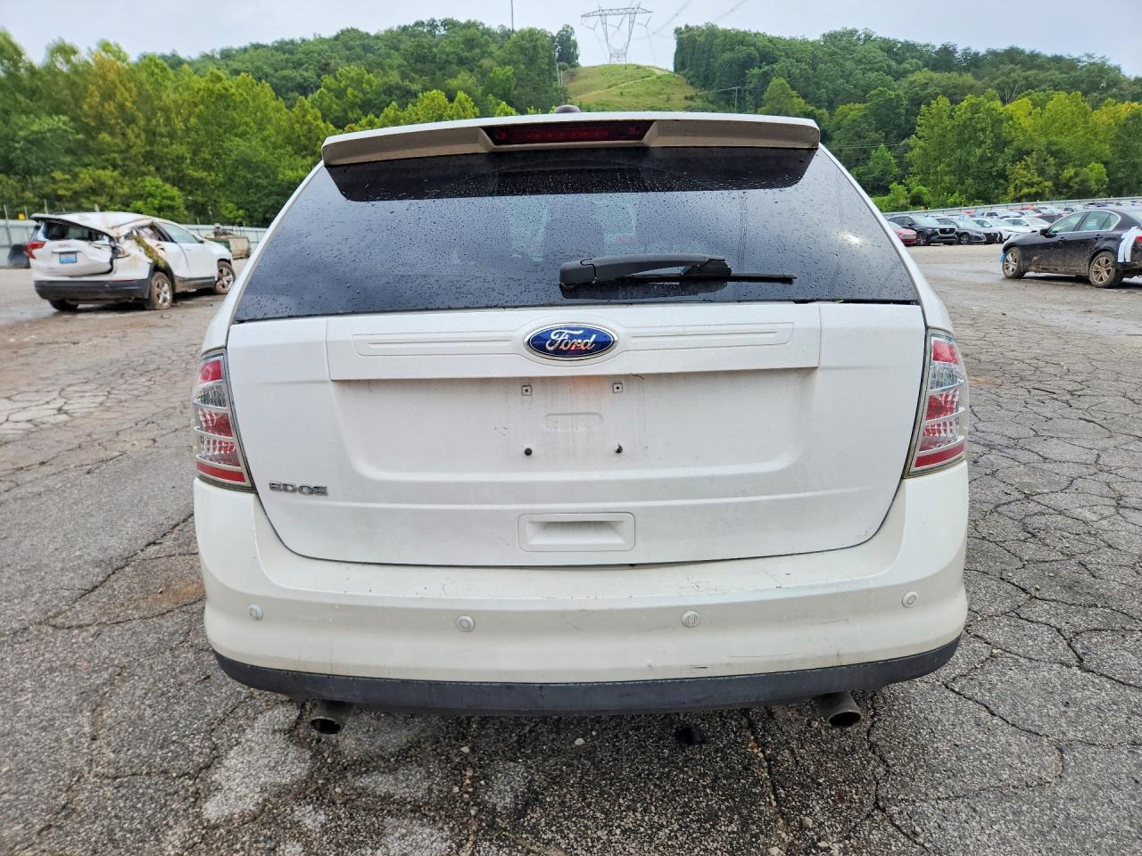 2010 Ford Edge Limited White vin: 2FMDK3KC0ABA32365