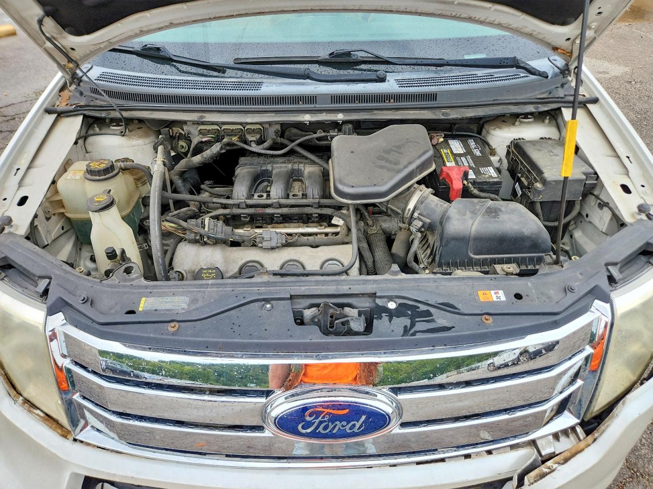 2010 Ford Edge Limited White vin: 2FMDK3KC0ABA32365