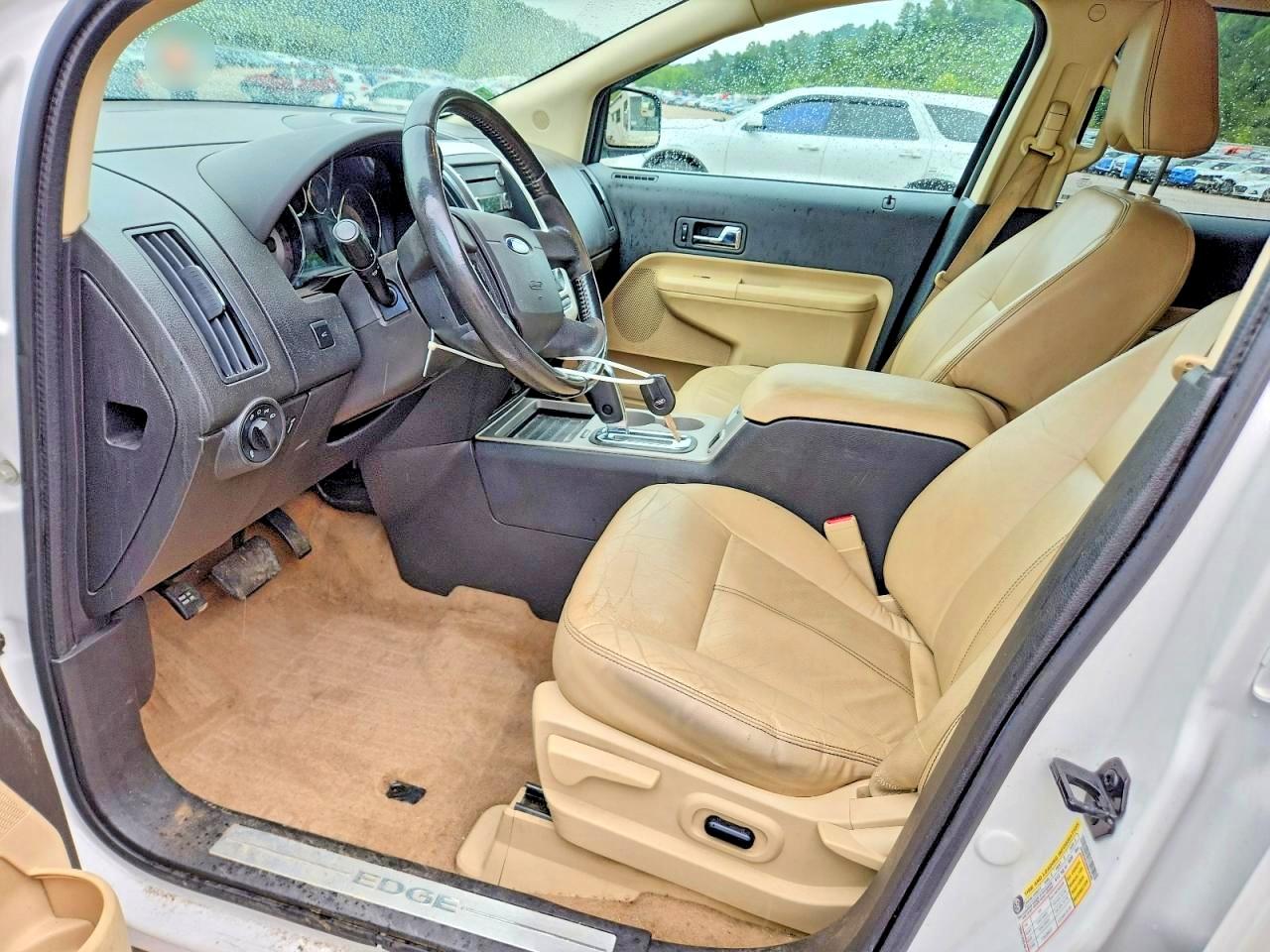 2010 Ford Edge Limited White vin: 2FMDK3KC0ABA32365