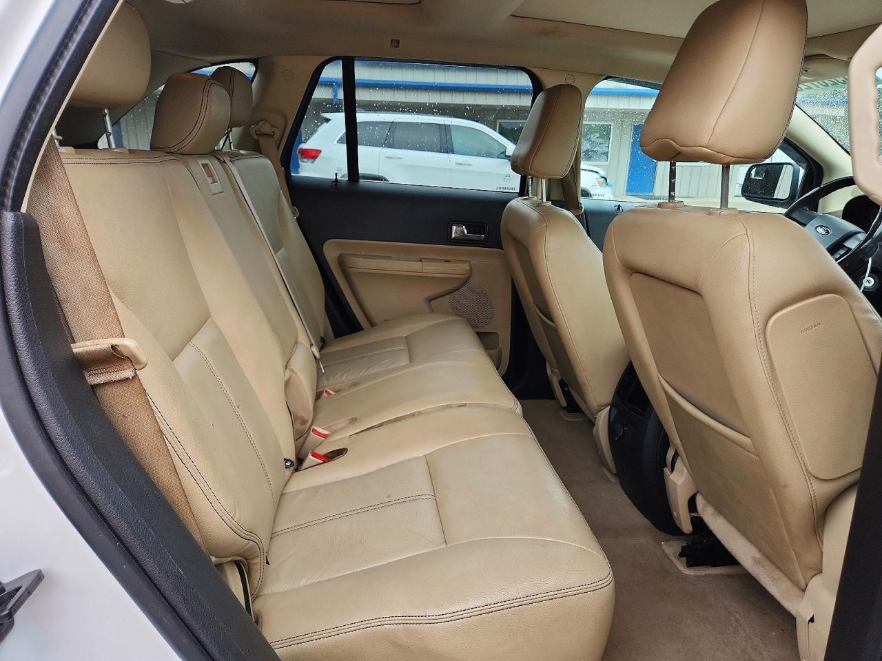 2010 Ford Edge Limited White vin: 2FMDK3KC0ABA32365