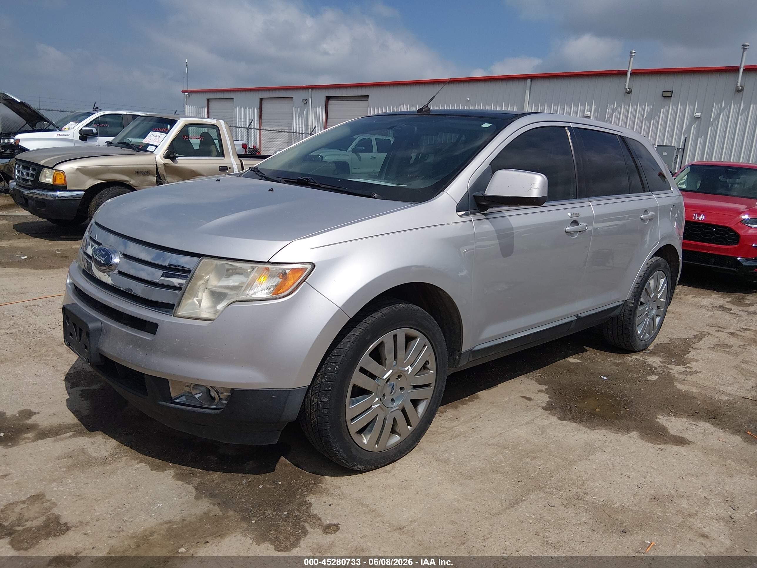 2010 Ford Edge Limited Серебряный vin: 2FMDK3KC0ABA45925