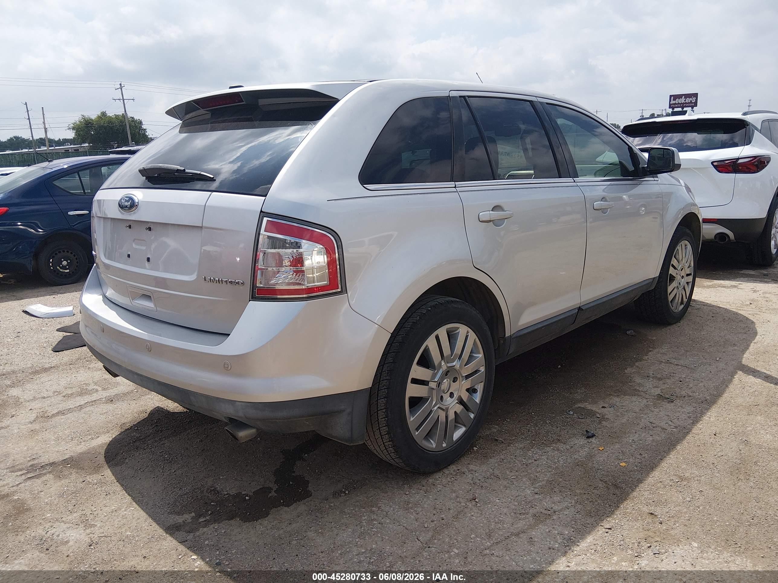 2010 Ford Edge Limited Серебряный vin: 2FMDK3KC0ABA45925