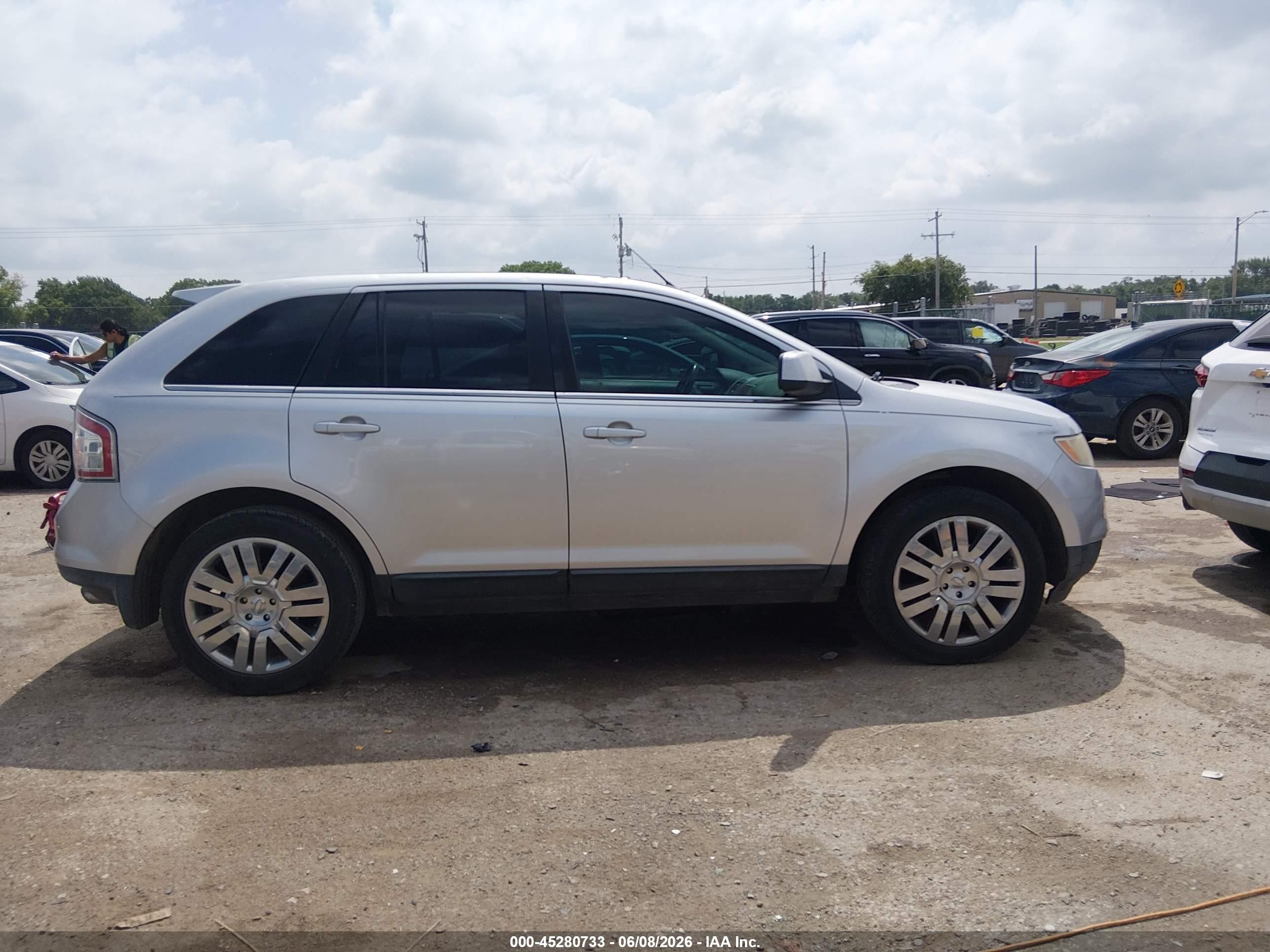 2010 Ford Edge Limited Серебряный vin: 2FMDK3KC0ABA45925