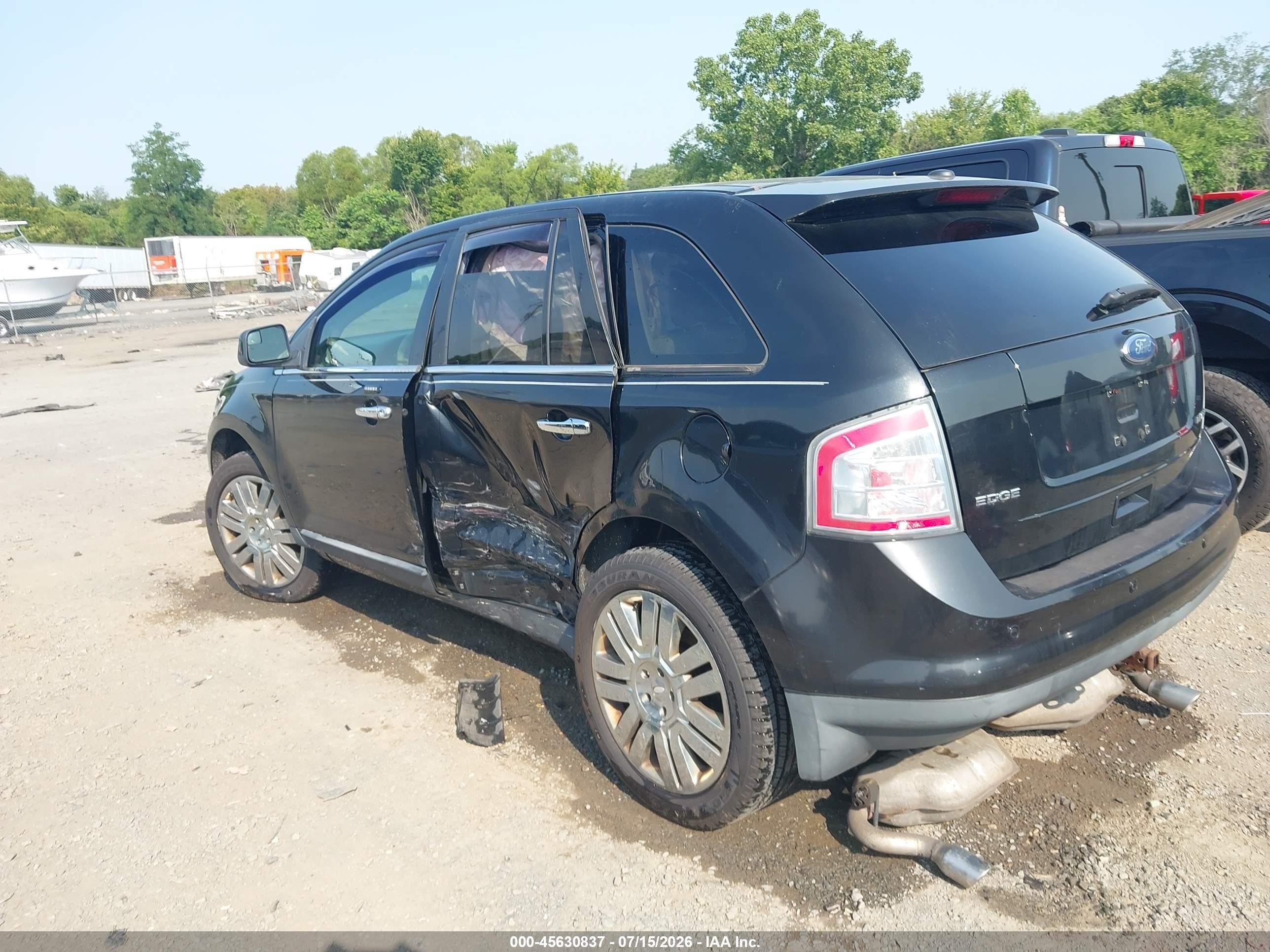 2010 Ford Edge Limited Black vin: 2FMDK3KC0ABB11714