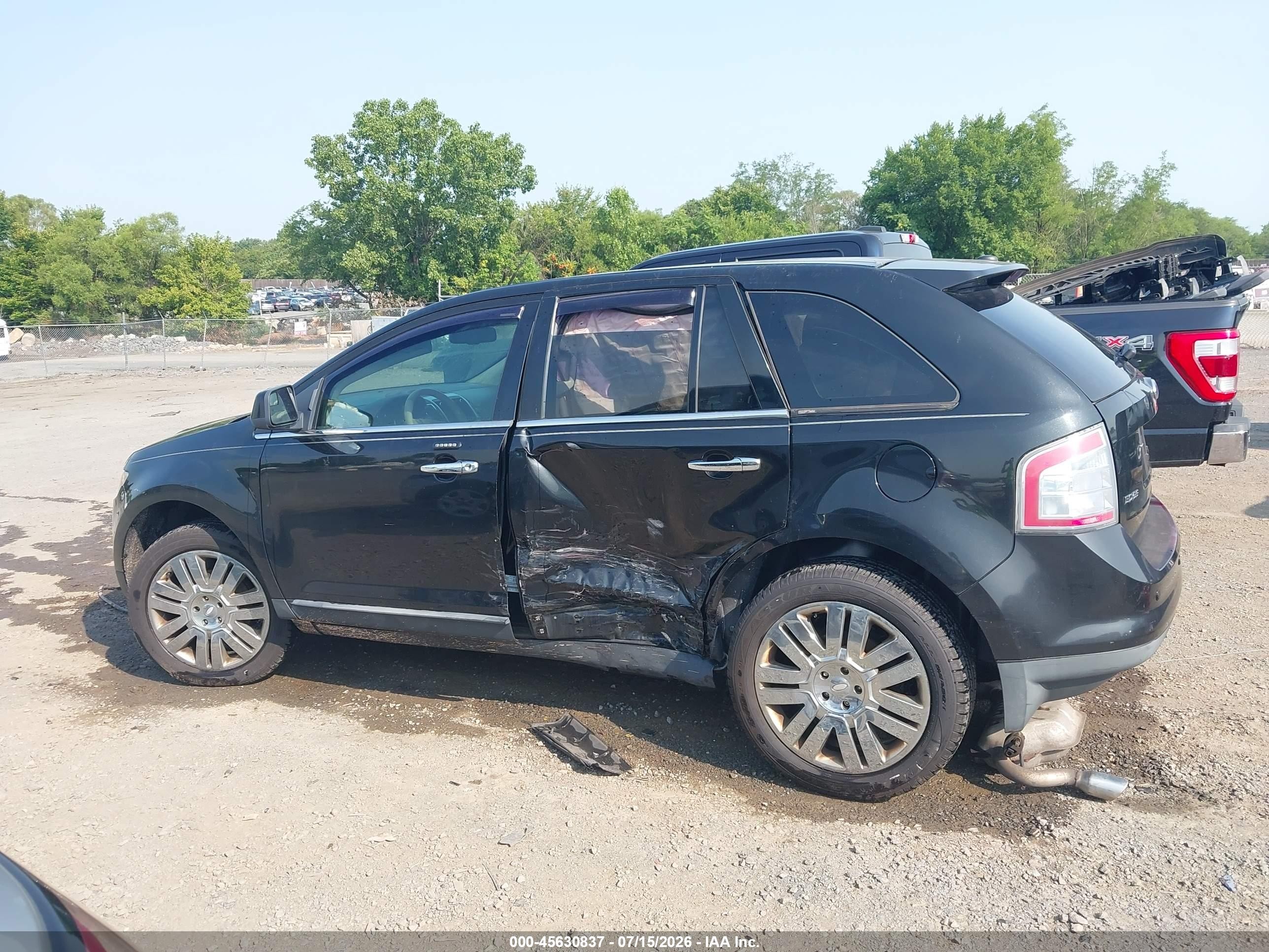 2010 Ford Edge Limited Black vin: 2FMDK3KC0ABB11714