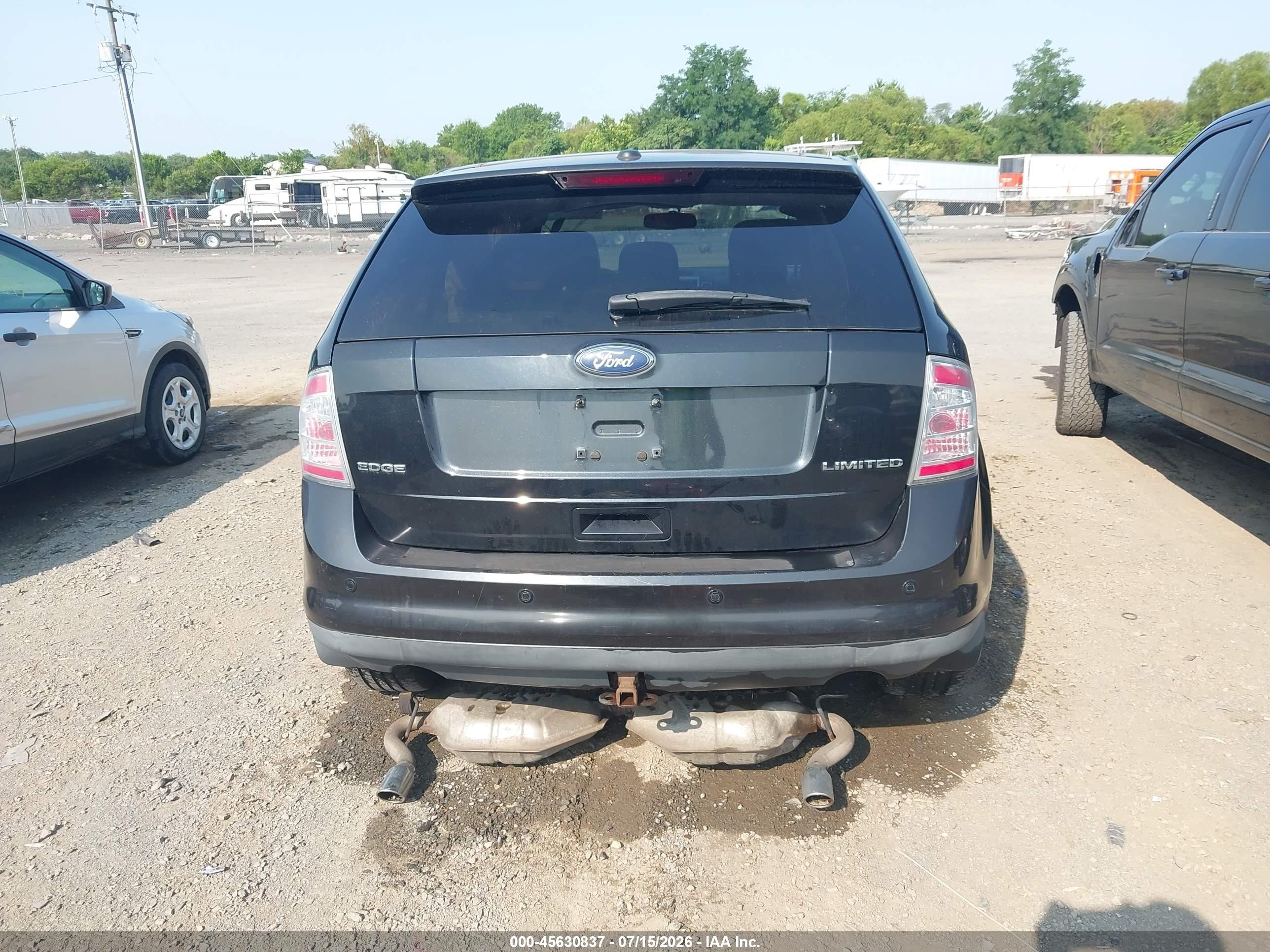 2010 Ford Edge Limited Black vin: 2FMDK3KC0ABB11714