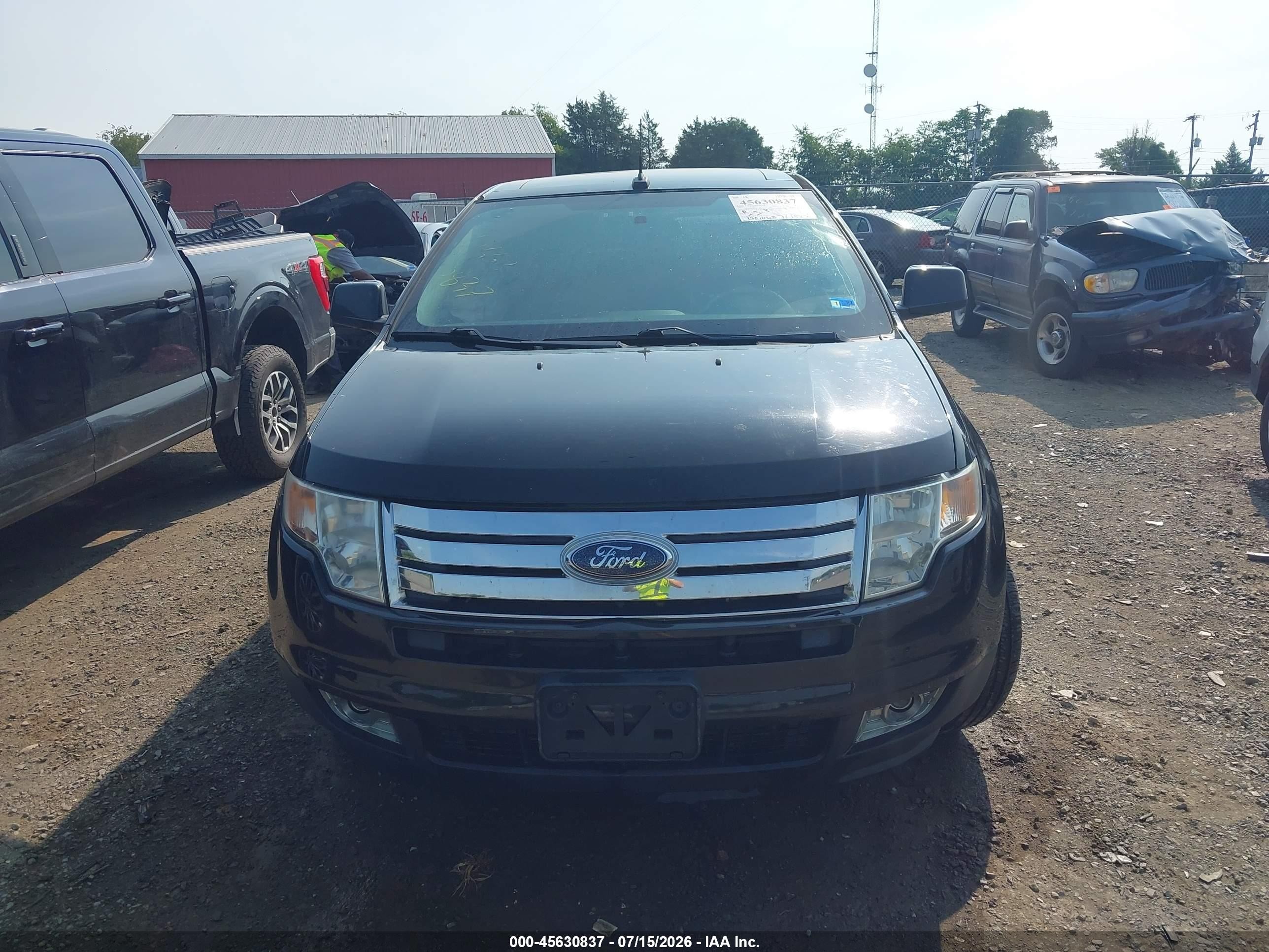 2010 Ford Edge Limited Black vin: 2FMDK3KC0ABB11714