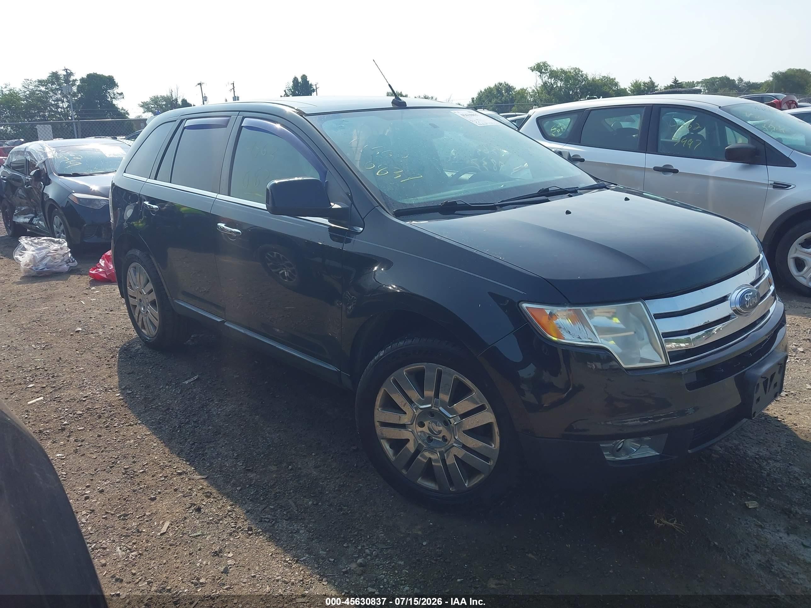 2010 Ford Edge Limited Black vin: 2FMDK3KC0ABB11714