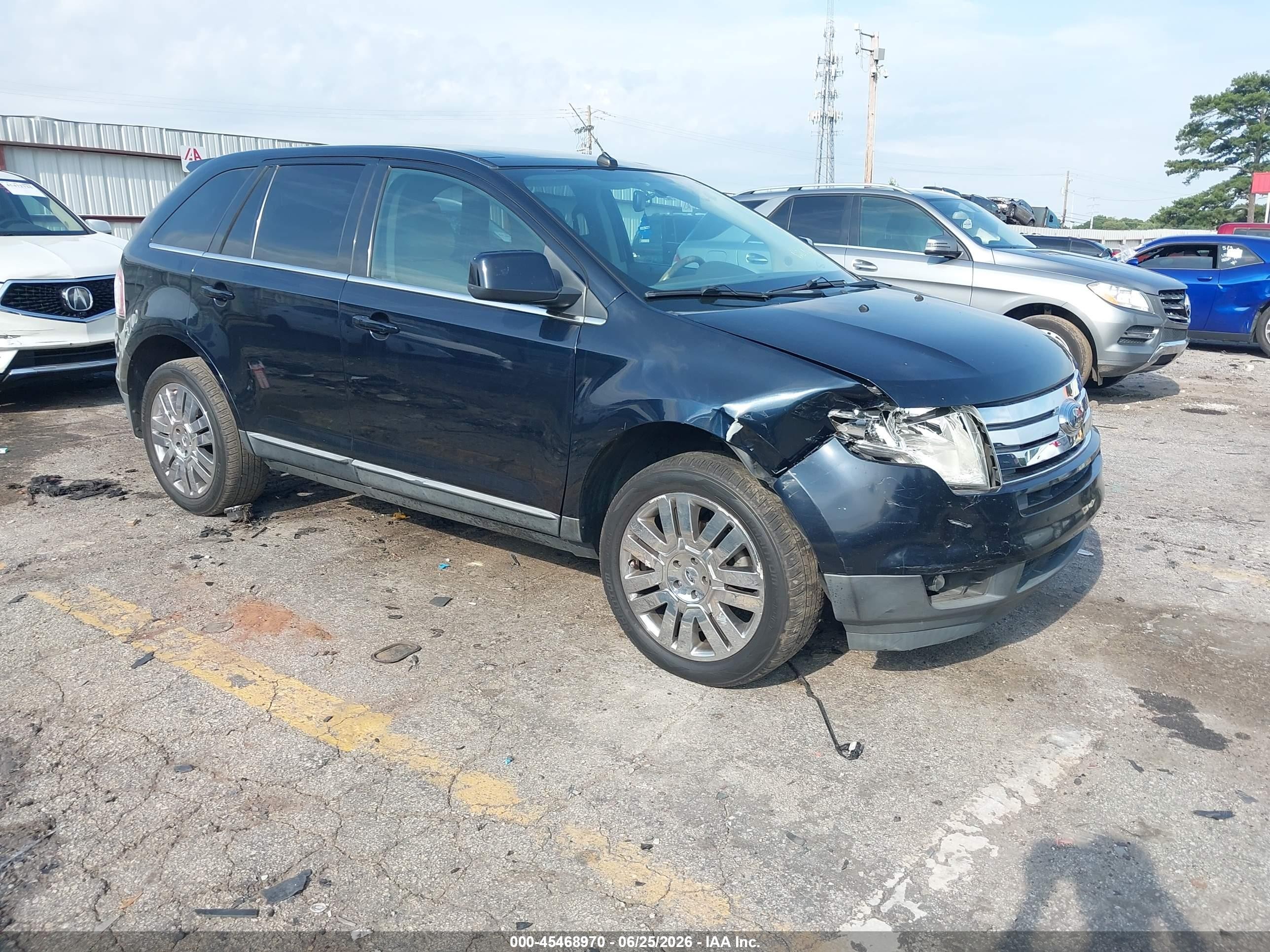 2010 Ford Edge Limited Blue vin: 2FMDK3KC0ABB27038