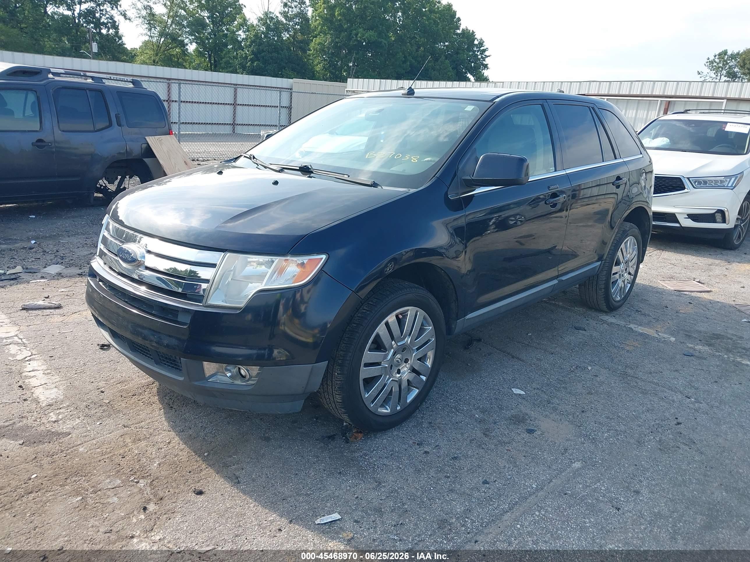 2010 Ford Edge Limited Синий vin: 2FMDK3KC0ABB27038