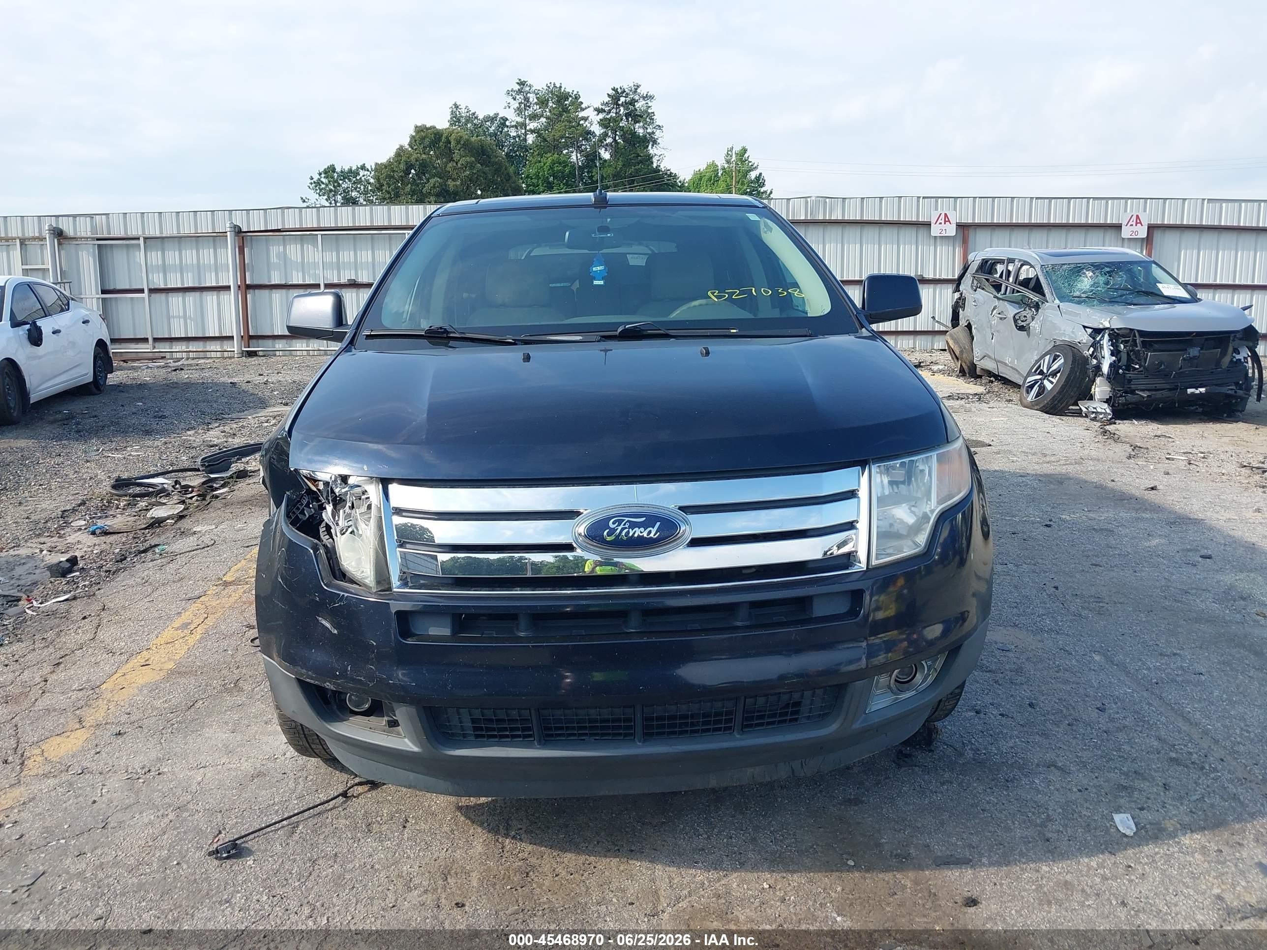 2010 Ford Edge Limited Синий vin: 2FMDK3KC0ABB27038