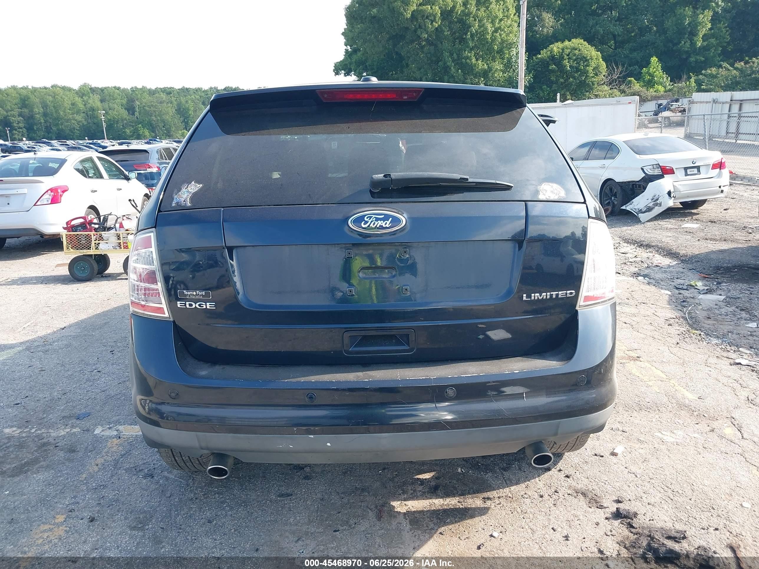 2010 Ford Edge Limited Синий vin: 2FMDK3KC0ABB27038