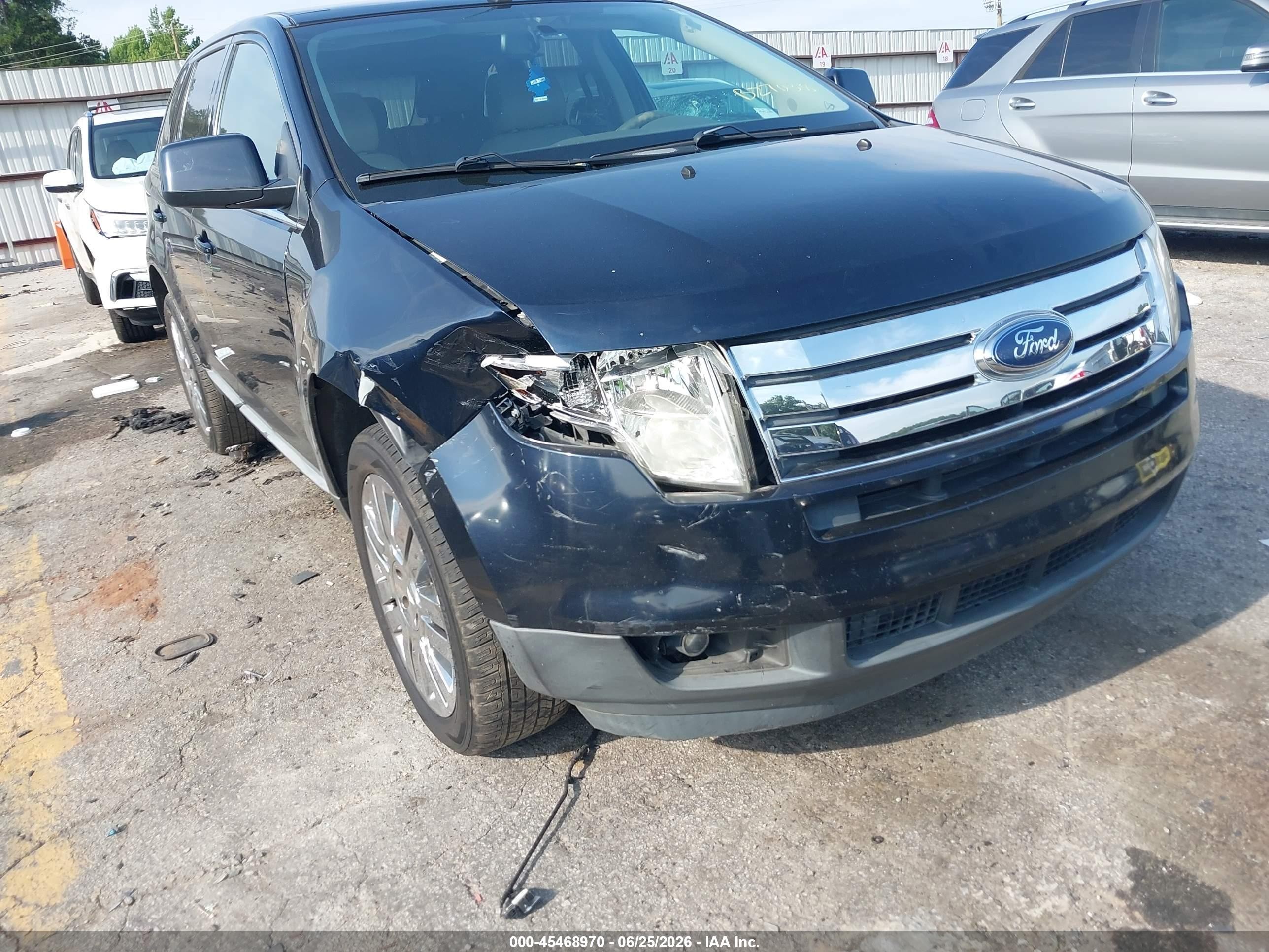 2010 Ford Edge Limited Синий vin: 2FMDK3KC0ABB27038