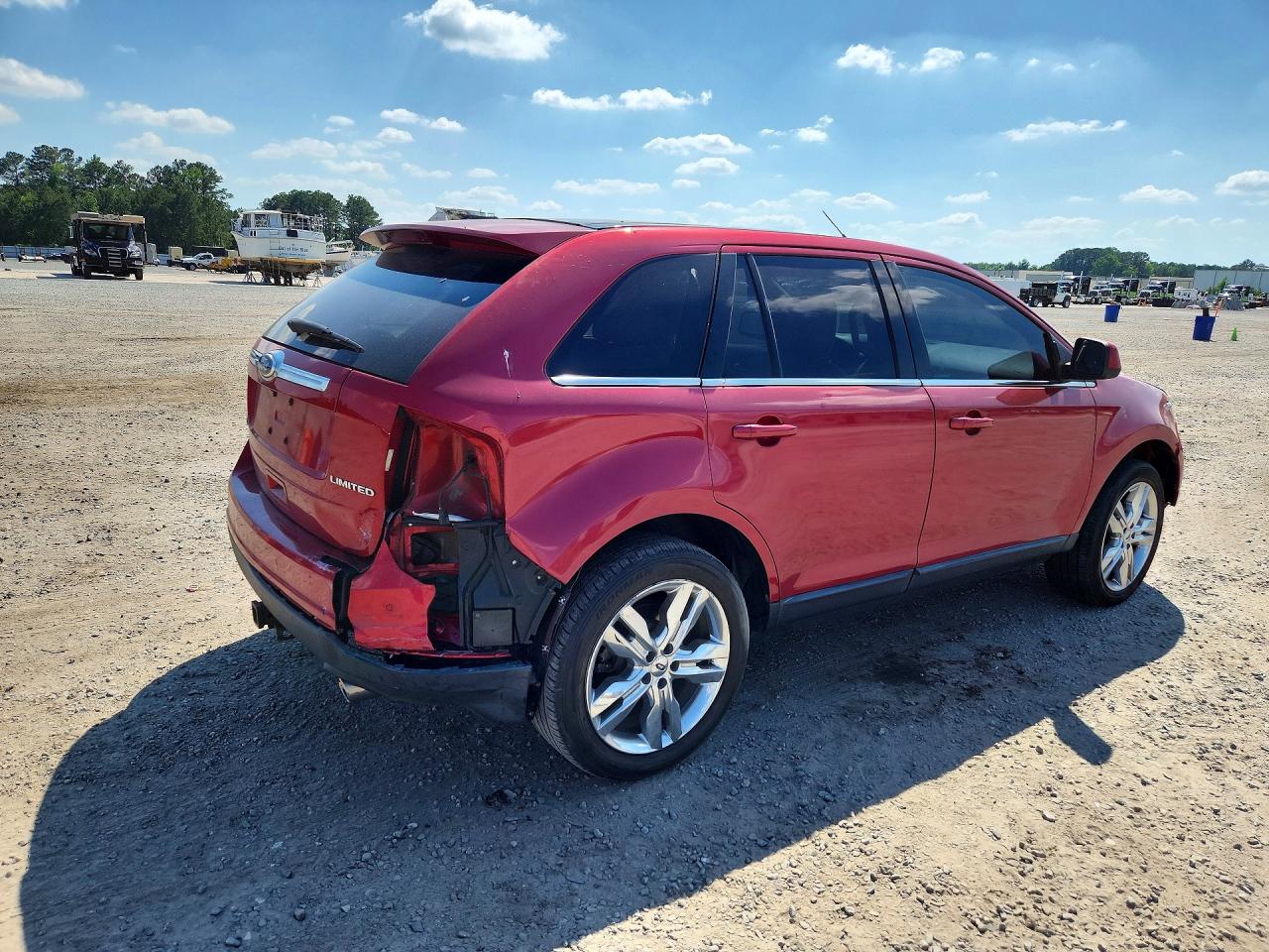 2011 Ford Edge Limited Бордовый vin: 2FMDK3KC0BBA14904