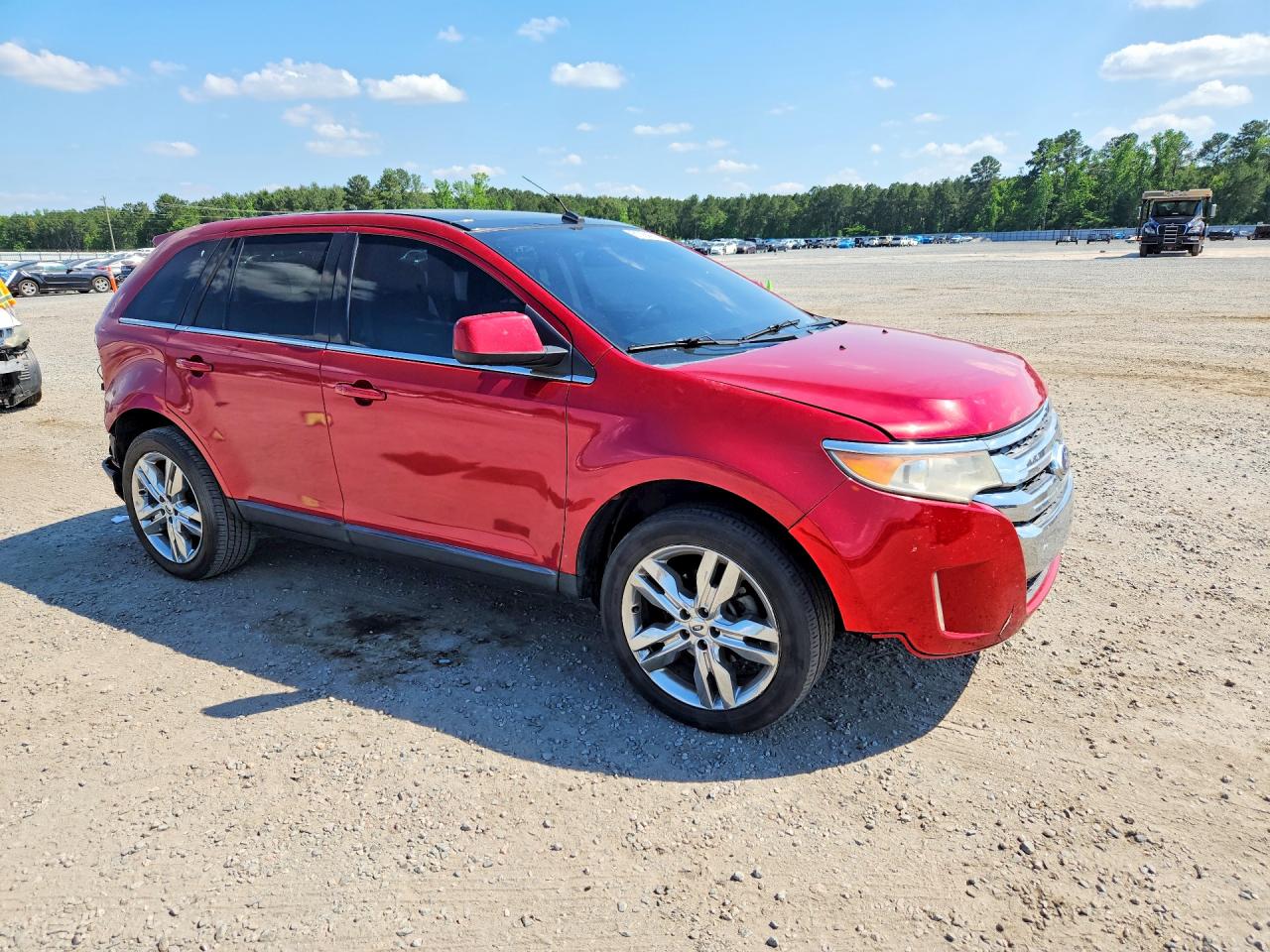 2011 Ford Edge Limited Бордовый vin: 2FMDK3KC0BBA14904