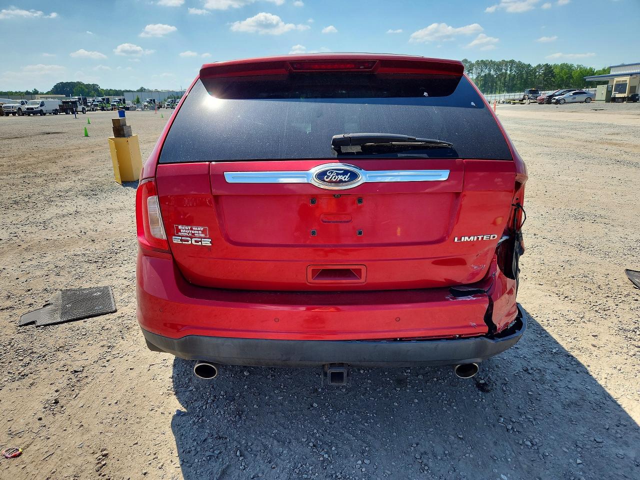 2011 Ford Edge Limited Бордовый vin: 2FMDK3KC0BBA14904