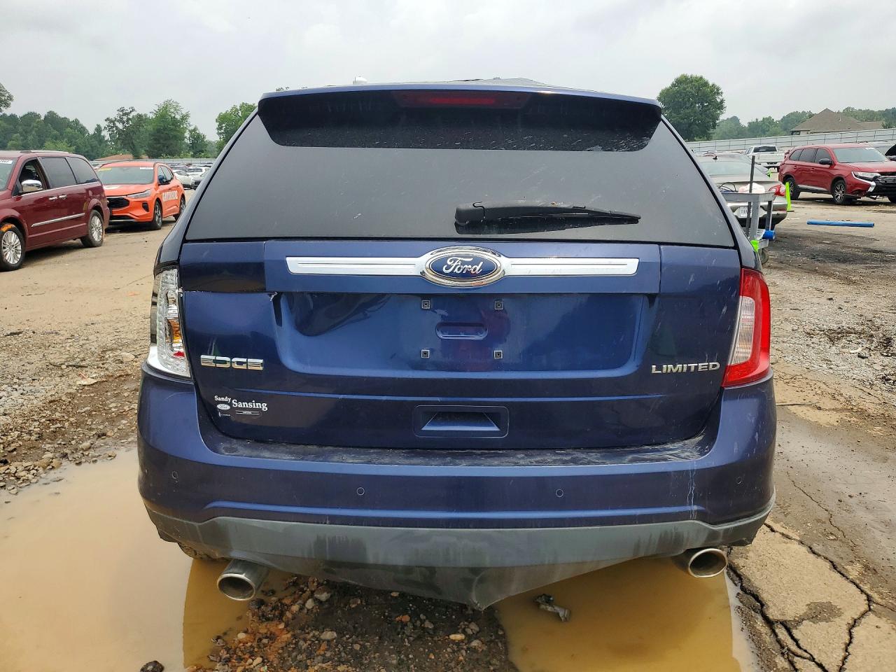 2011 Ford Edge Limited Синий vin: 2FMDK3KC0BBA67635