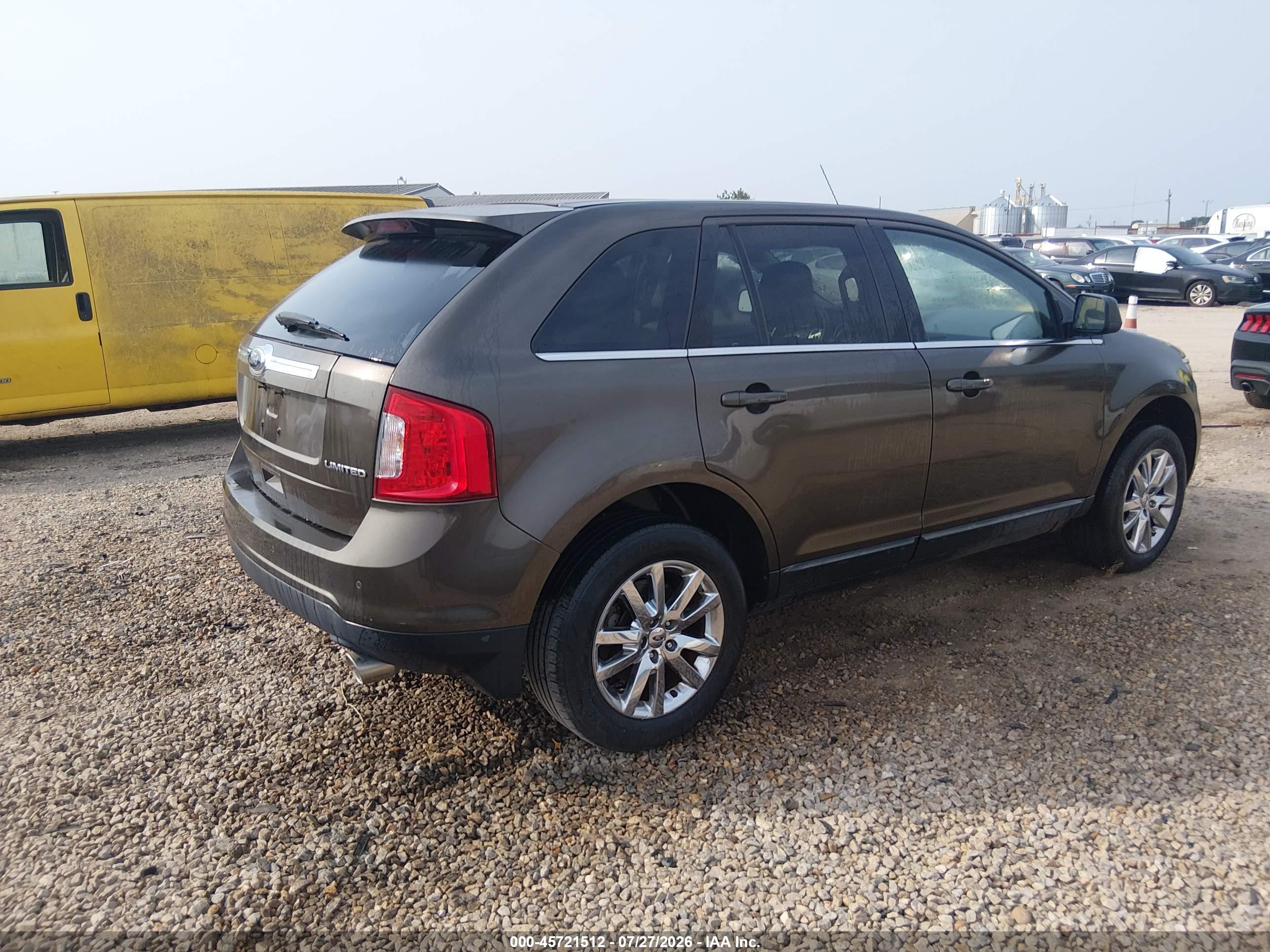2011 Ford Edge Limited Коричневый vin: 2FMDK3KC0BBA83673