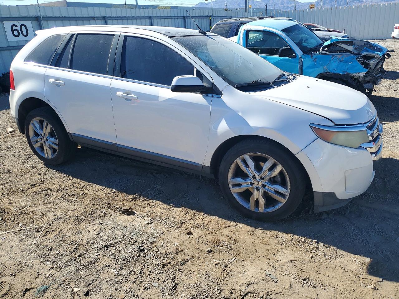 2011 Ford Edge Limited White vin: 2FMDK3KC0BBB03954