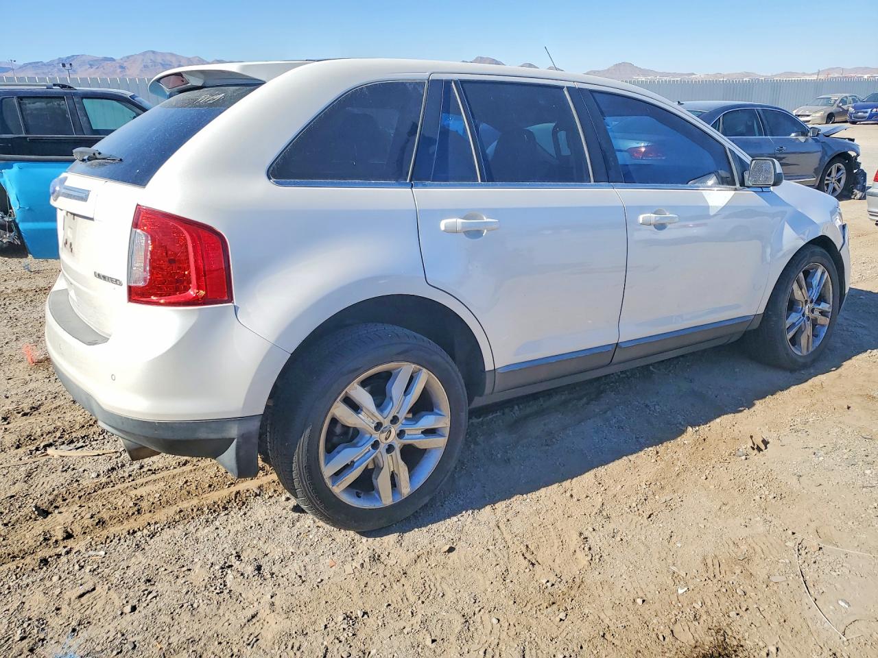 2011 Ford Edge Limited White vin: 2FMDK3KC0BBB03954