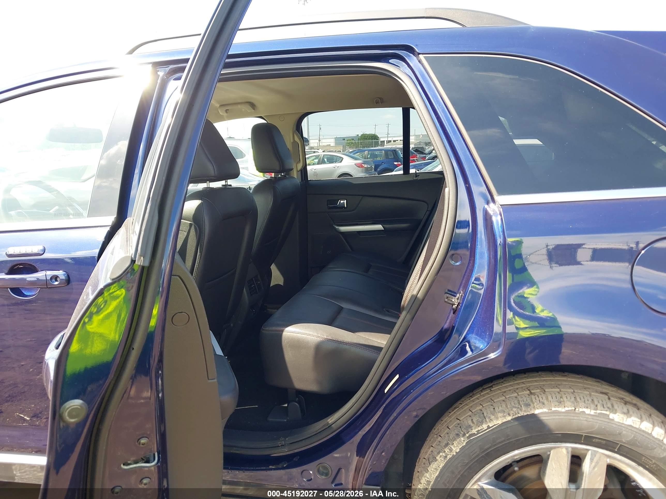 2011 Ford Edge Limited Blue vin: 2FMDK3KC0BBB13349