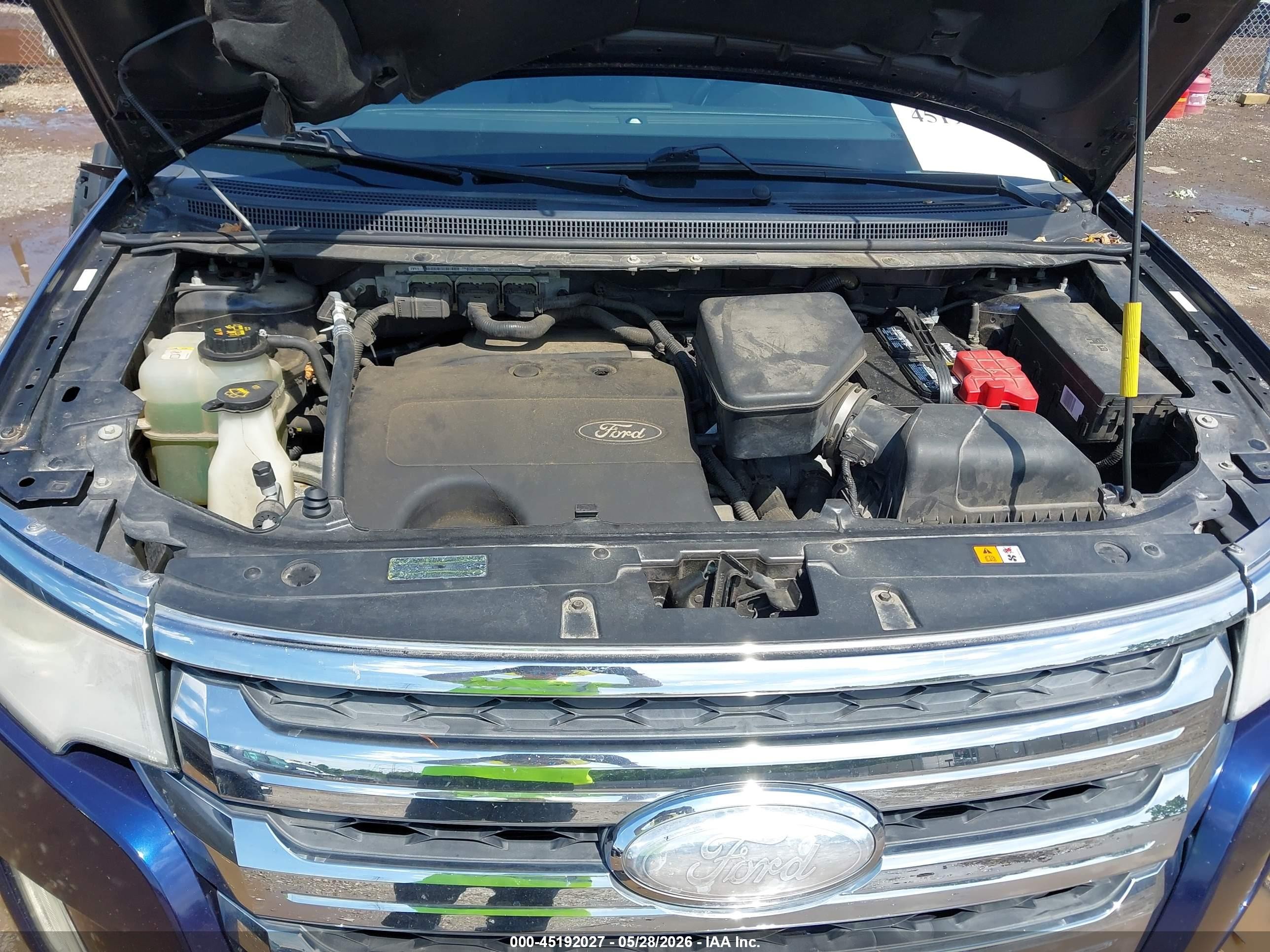 2011 Ford Edge Limited Blue vin: 2FMDK3KC0BBB13349